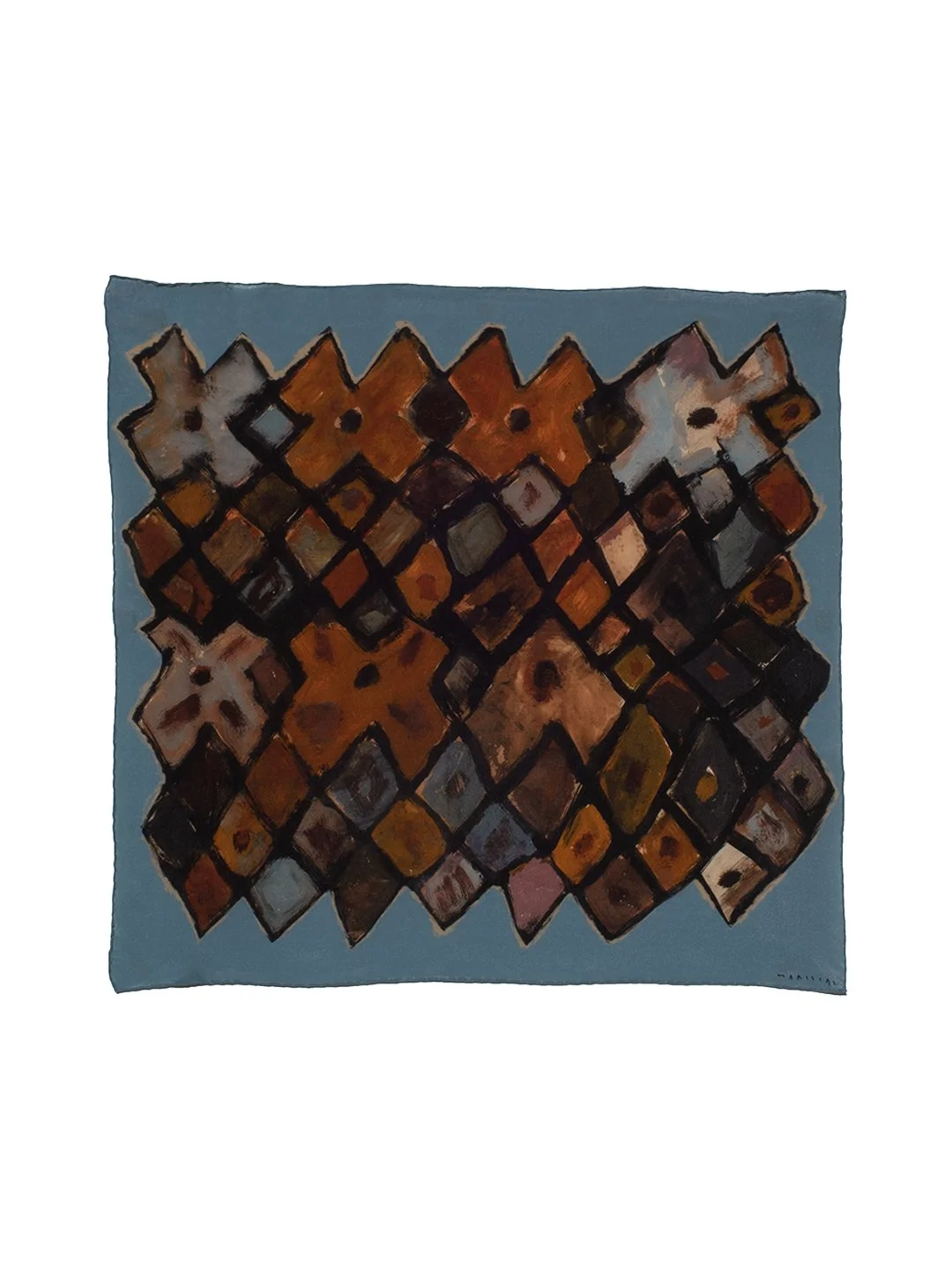 Pañuelo de seda Rombos