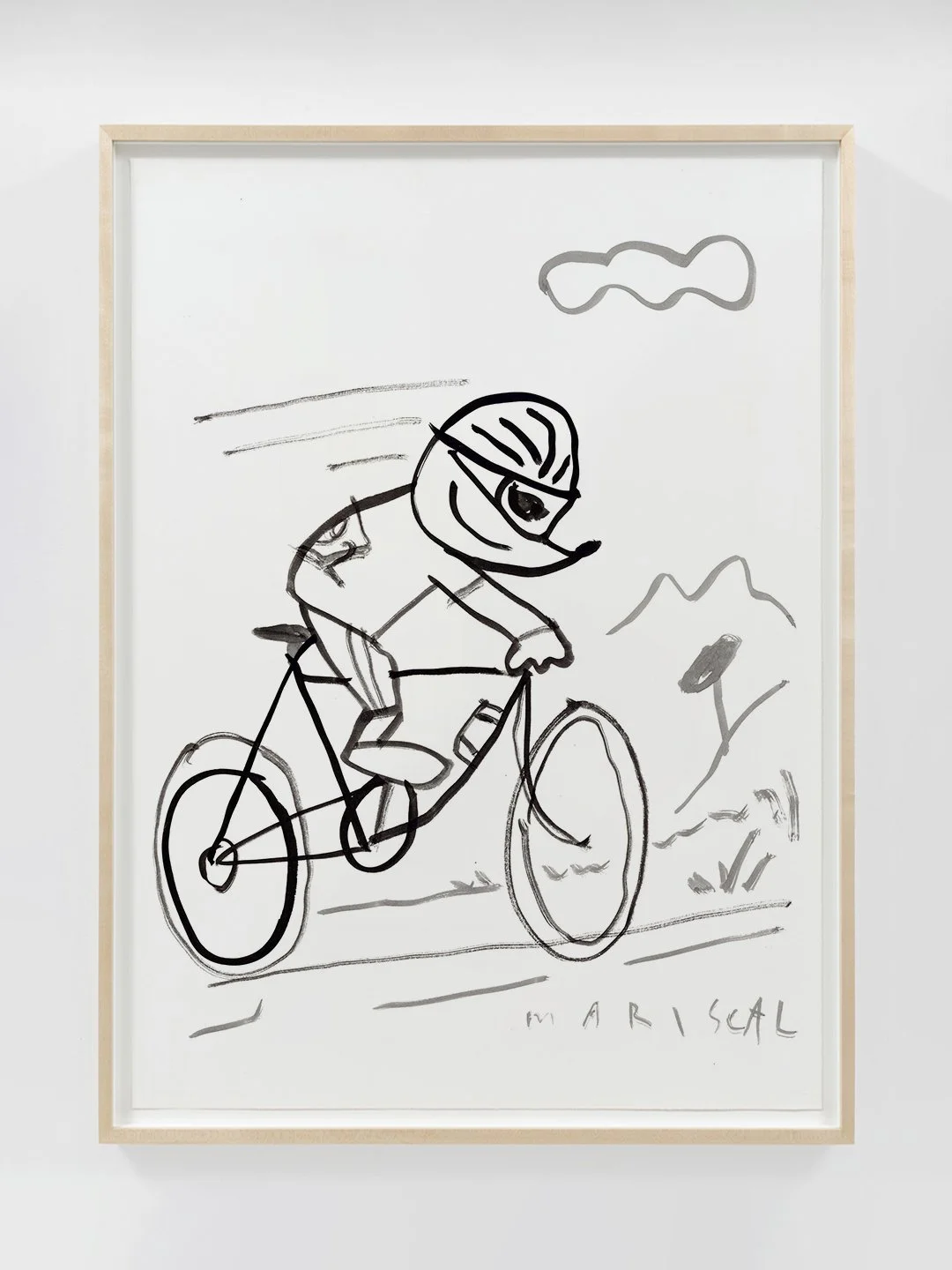 Cobi ciclista veloz