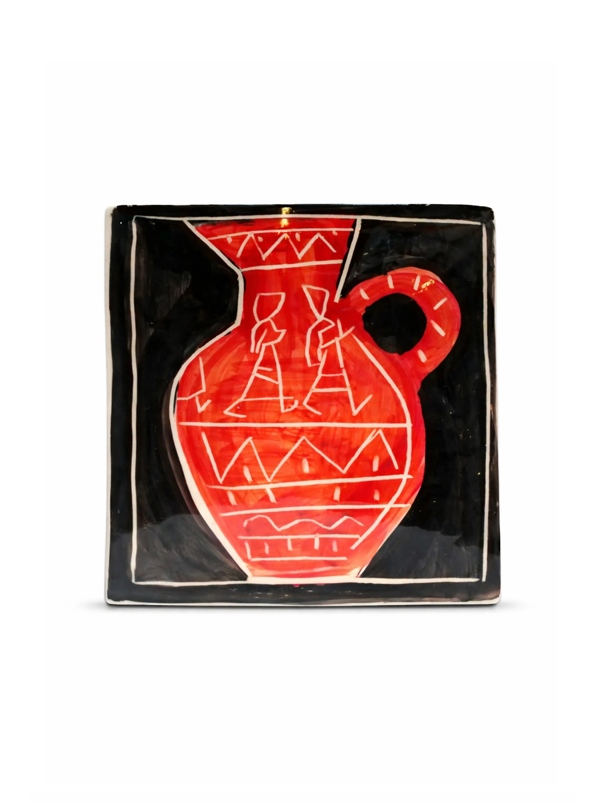Baldosa Cántaro egipcio rojo