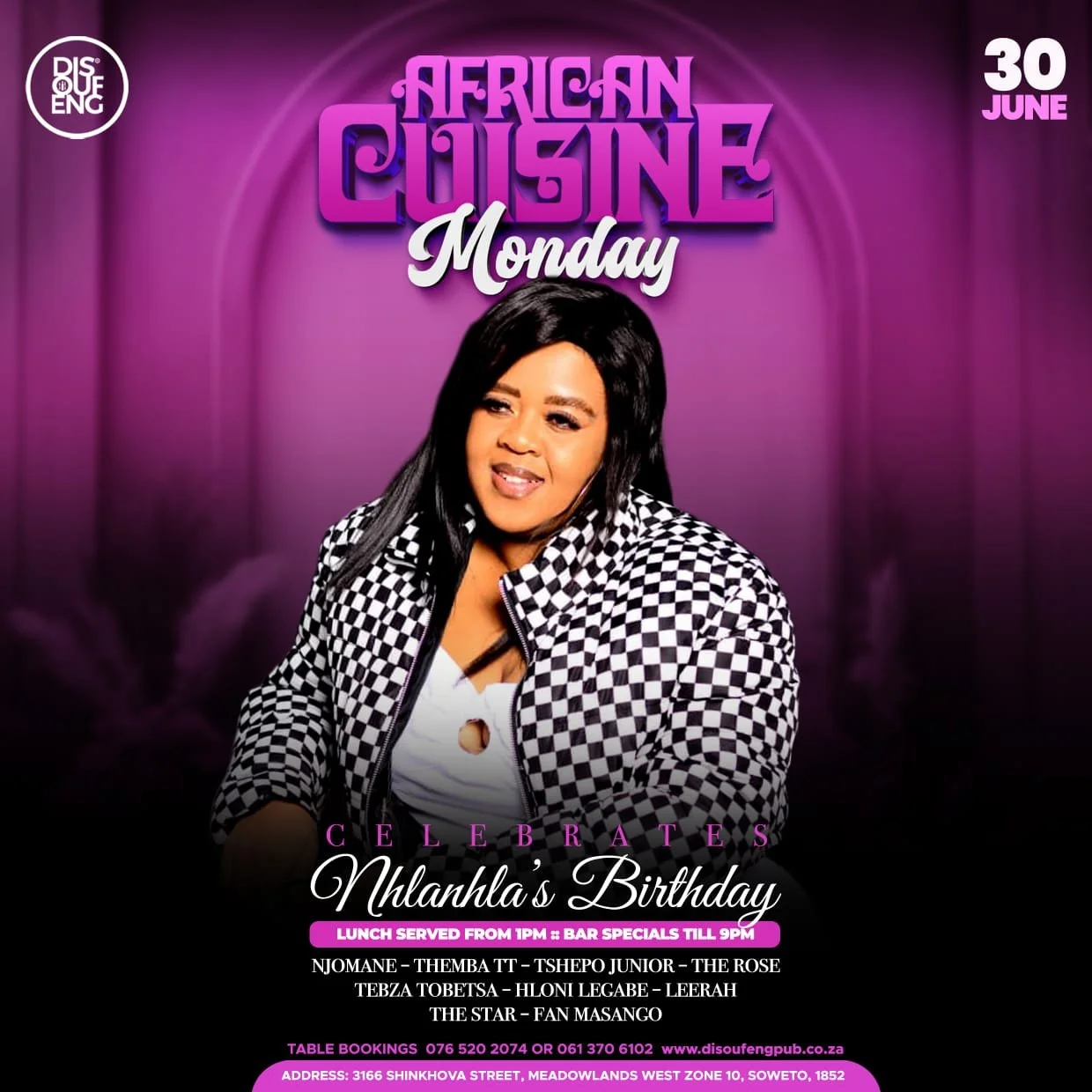 African Cuisine Monday – Nhlanhla's Birthday