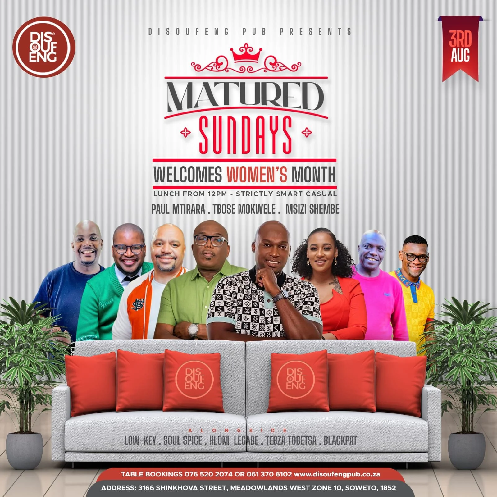 MATURED SUNDAYS Welcomes Women’s Month