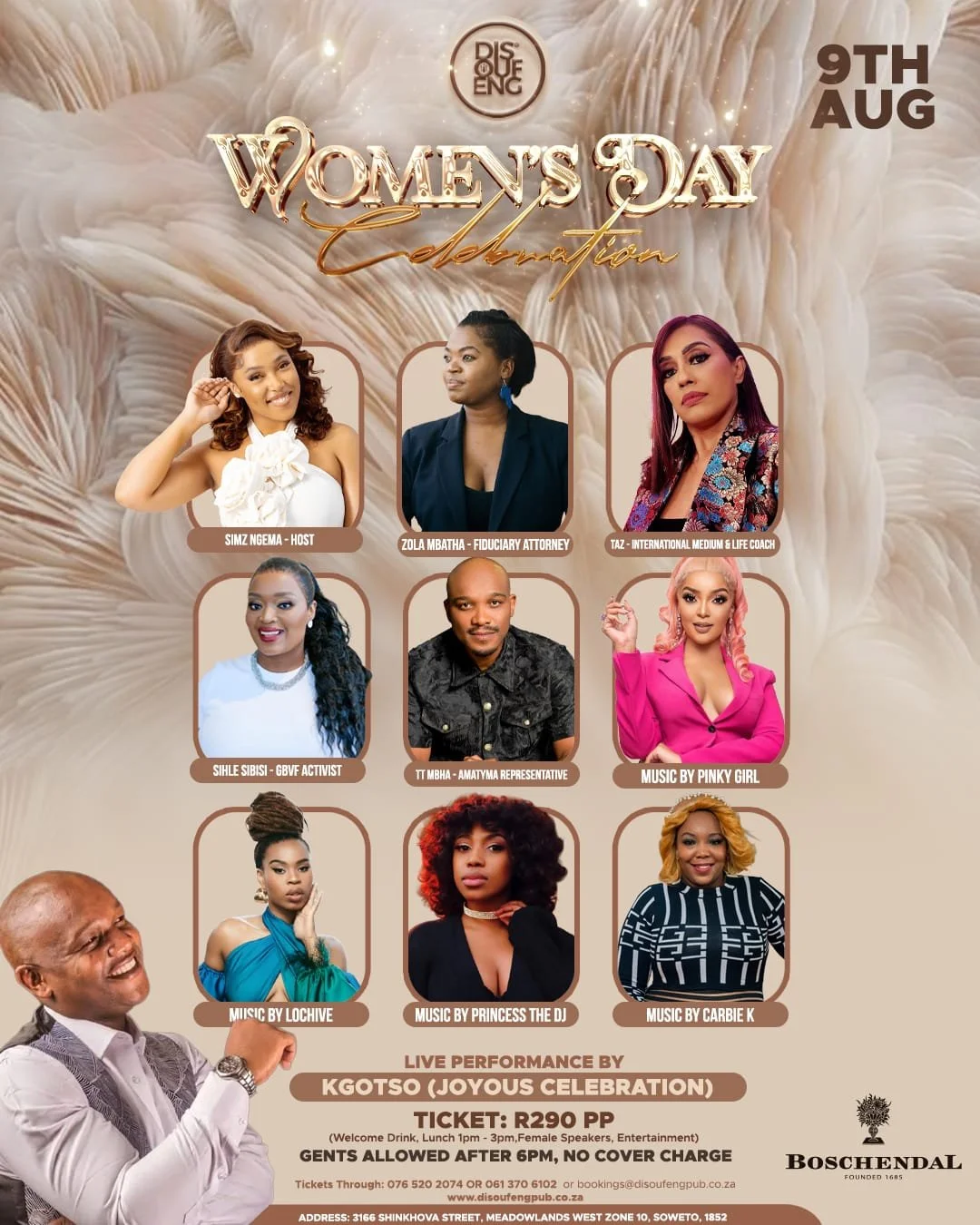 DISOUFENG PUB PRESENTS WOMEN’S DAY CELEBRATION