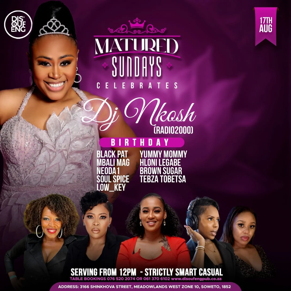 DISOUFENG PUB PRESENTS Matured Sundays