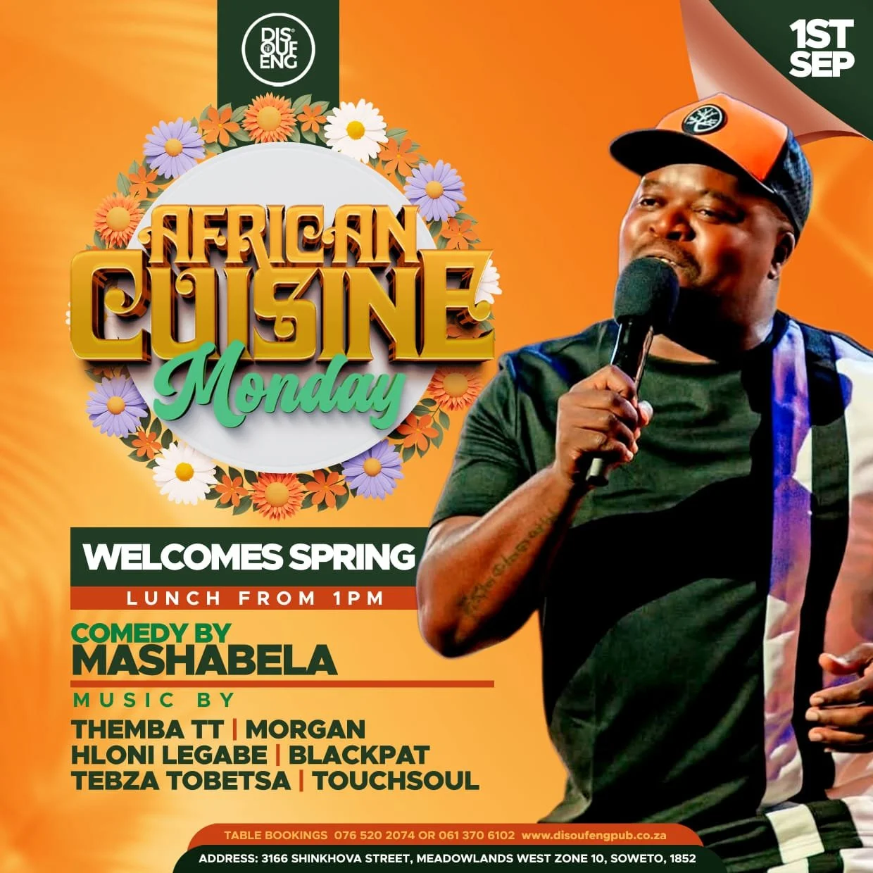 DISOUFENG PRESENTS African Cuisine Monday