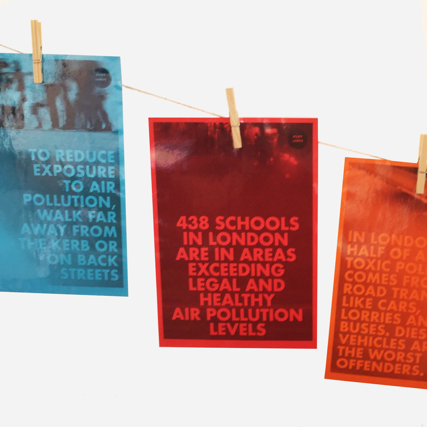 Mums For Lungs pollution poster