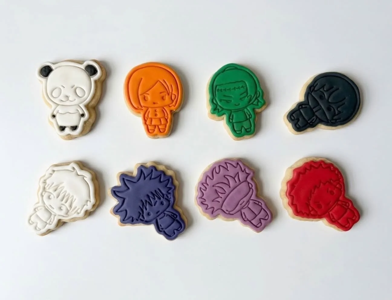 Jujustsu Kaisen sugar cookies