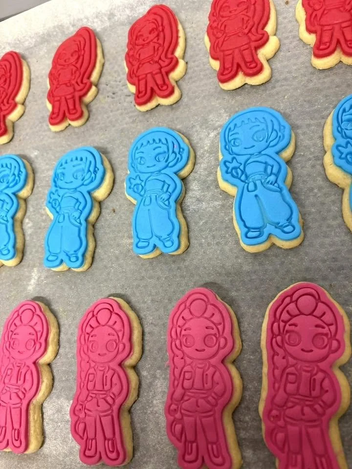 K-POP Demon Hunter sugar cookies