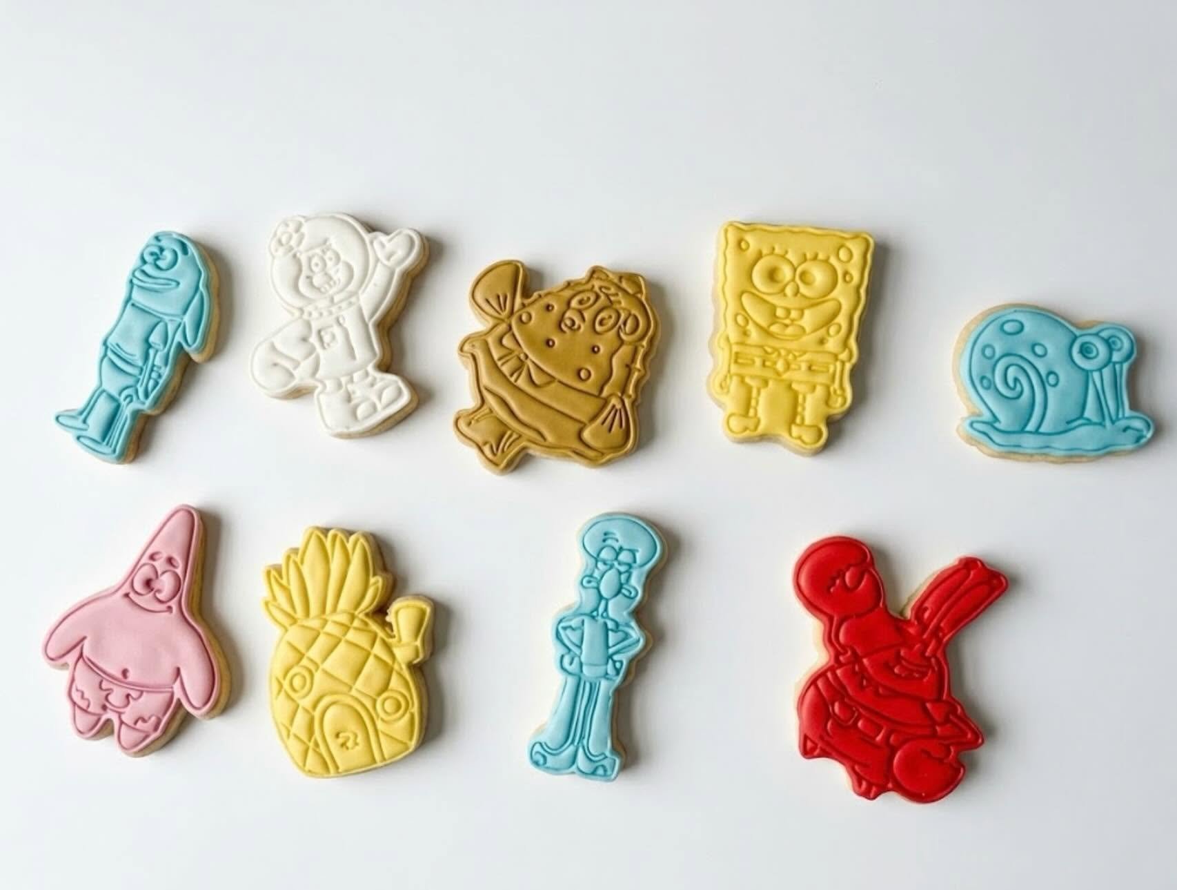 Spongebob sugar cookies