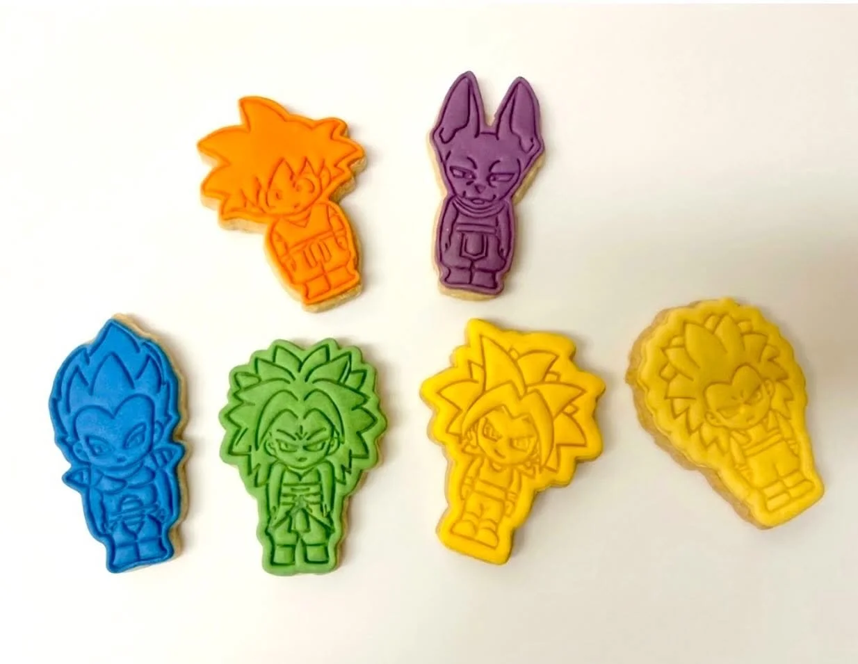 Dragonball Z sugar cookies