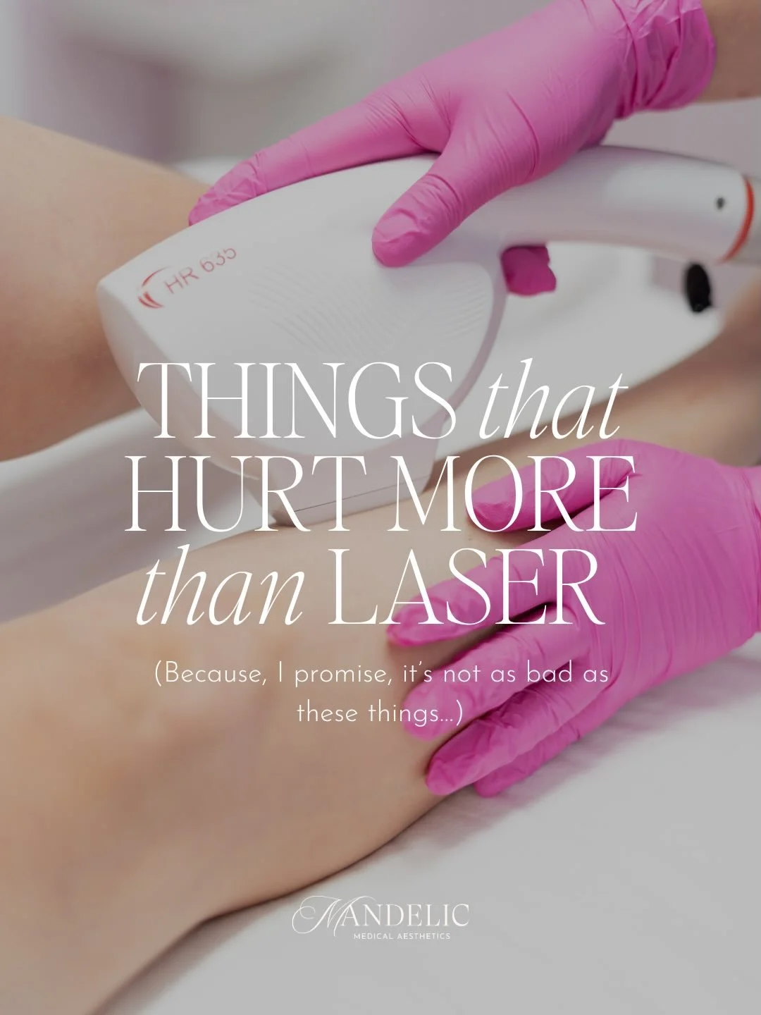 Laser? Not that bad.

With our sapphire cooling tip - discomfort is minimal! Have you been wanting to try, but been too scared? 

Comment &ldquo;LASER&rdquo; below to receive a complimentary consultation. ($25 savings) 

#laser #mandelicmedicalaesthe