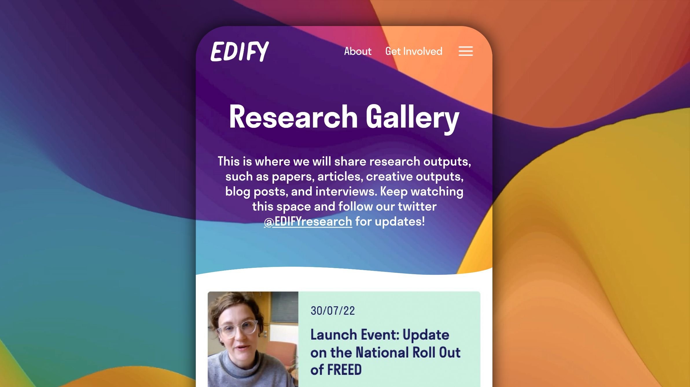  Check out  edifyresearch.co.uk  