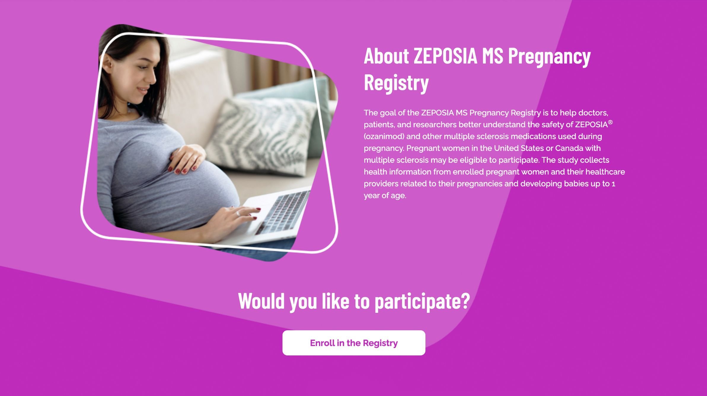 Check out  zeposiapregnancyregistry.com  