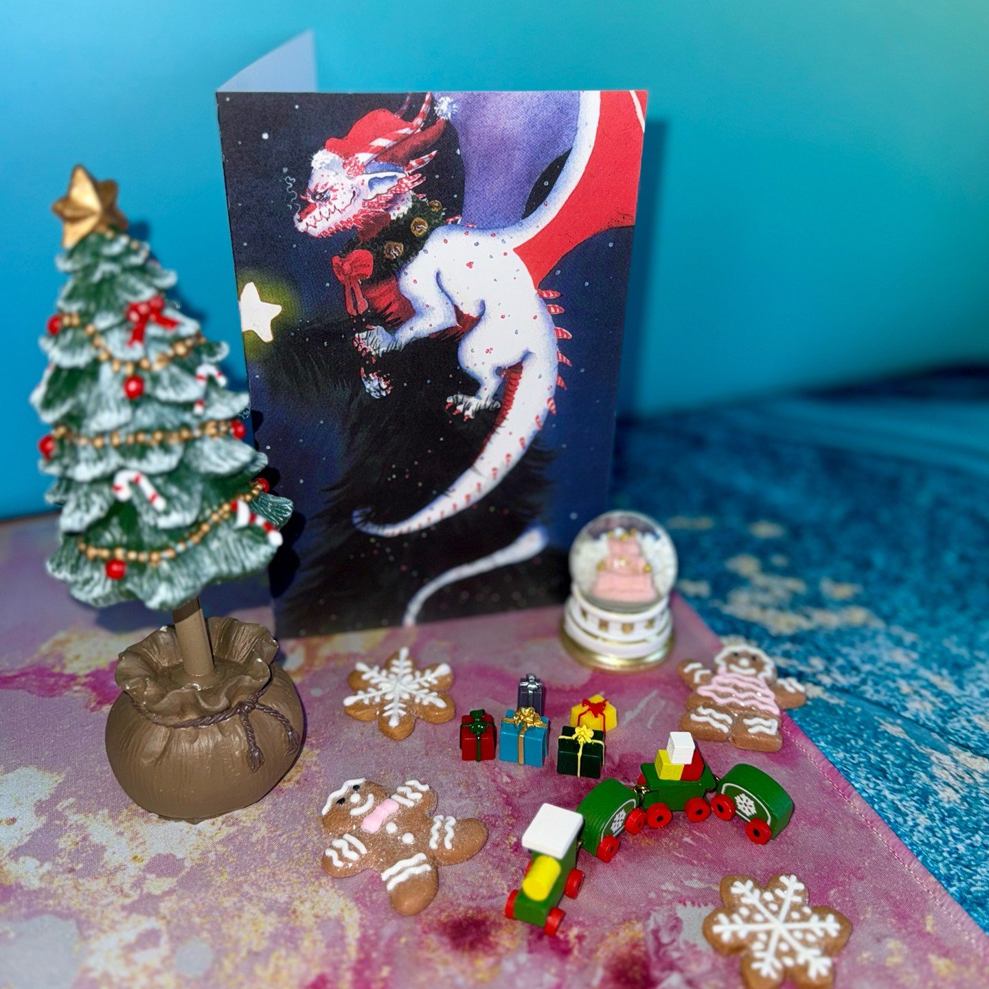 Happy early Holidays!

I now have five designs of holiday cards available in my shop, and six new print designs!

Cards are only $2 per!

Please check them out if you&rsquo;re in need of some fantasy themed holiday cards !

Link to website in bio !