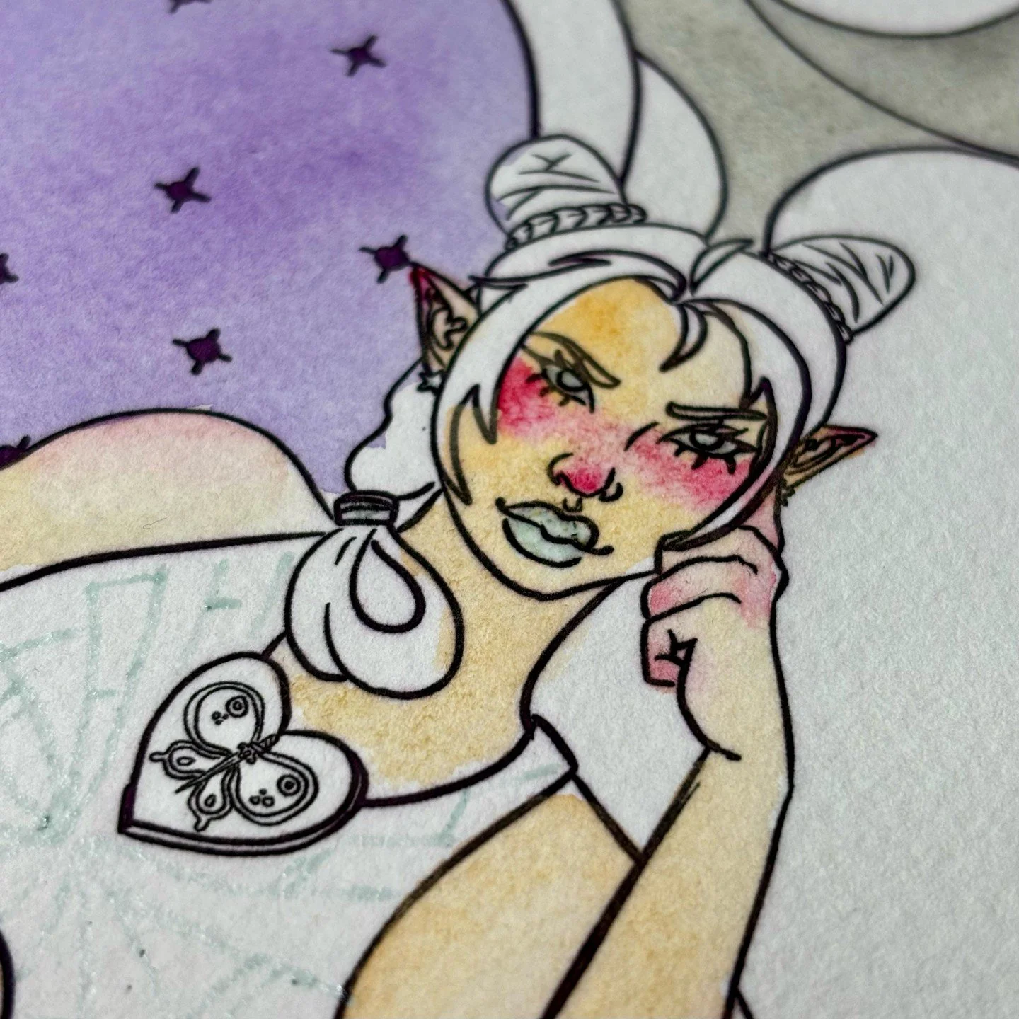 WIP of Jolyne Kujoh/Cujoh from JoJos bizarre adventure!