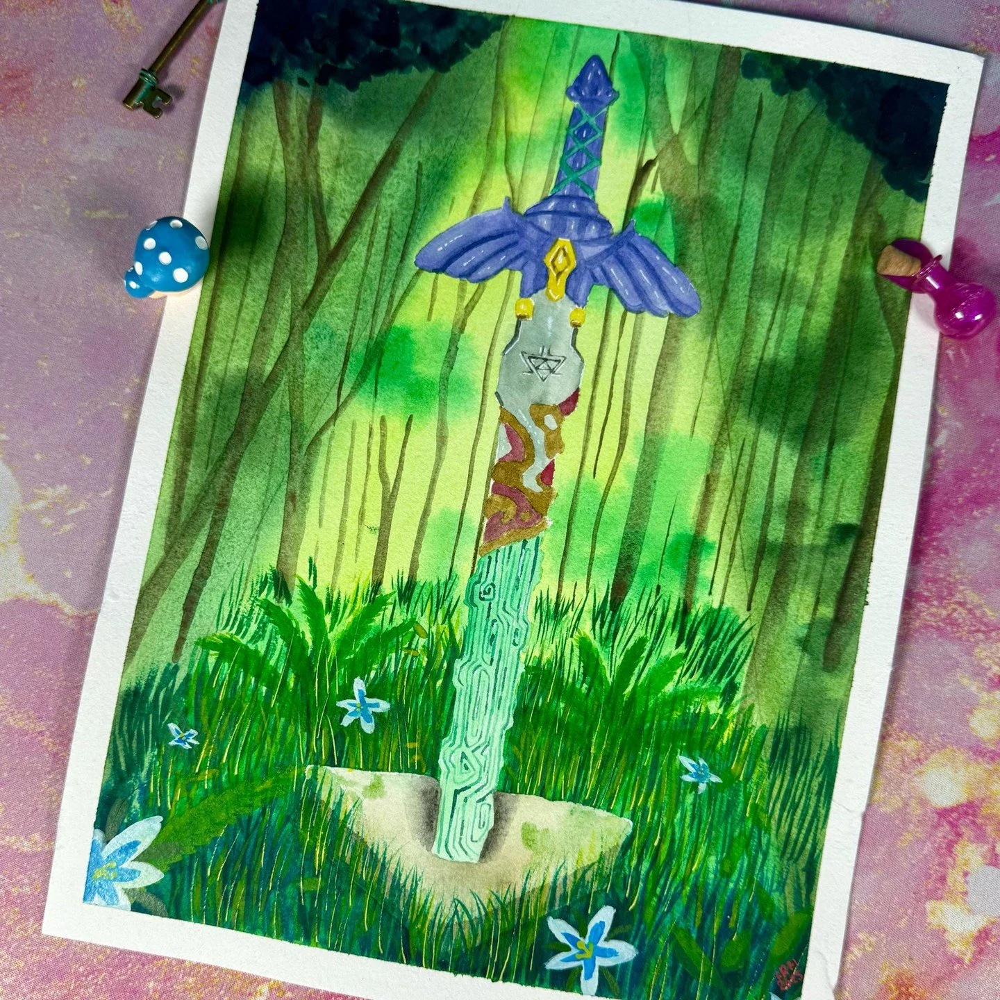 What if the master sword was fixed through Zonai technology? 

I absolutely love the color and design of the Zonai cultural and technological pieces in Tears of the Kingdom. 

I also love the look of the broken master sword!