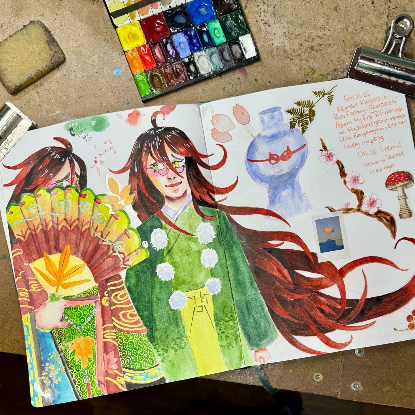 Kurama from Rune Factory: Guardians of Azuma. I absolutely love this nerd and I married him. I love him so much that I can&rsquo;t bear to marry anyone else (on this save file lmao, thus have to start over again. That&rsquo;s okay, it&rsquo;s a fun g