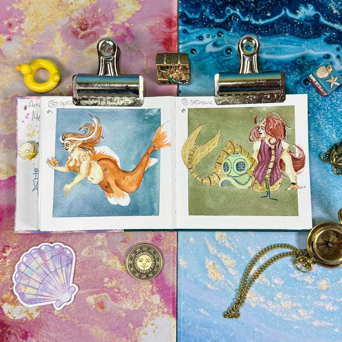 Mermay 2026 day 15

Goldfish and steampunk

Using handmade paints by Emily Grace

&bull;
&bull;
&bull;
&bull;
&bull;
#mermay #mermaid #mermay2026 #watercolor