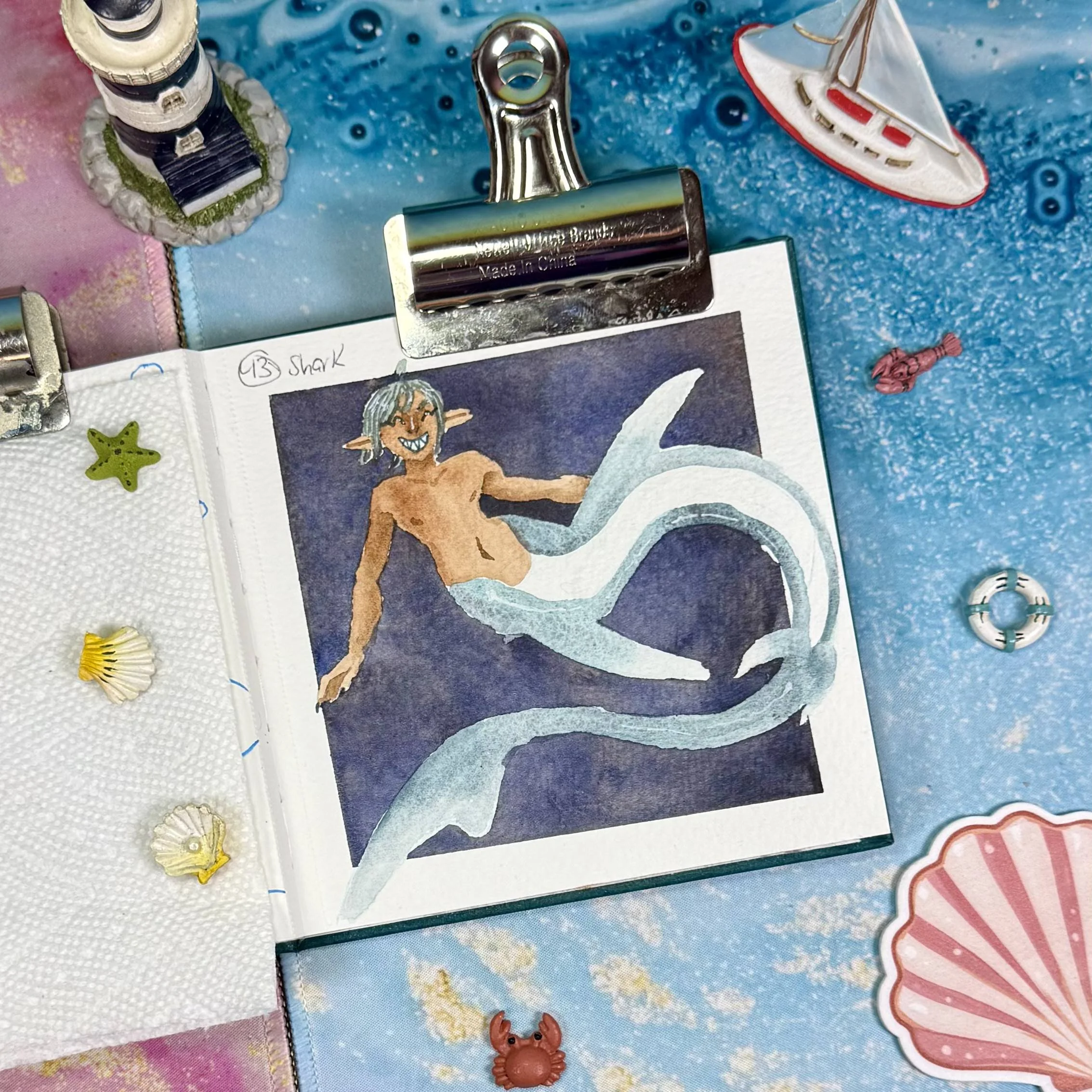 A shark mermaid