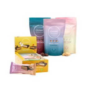 All In One Bundle Classic – Probierpaket mit Kuchenschnitten & Schoko-Diamanten