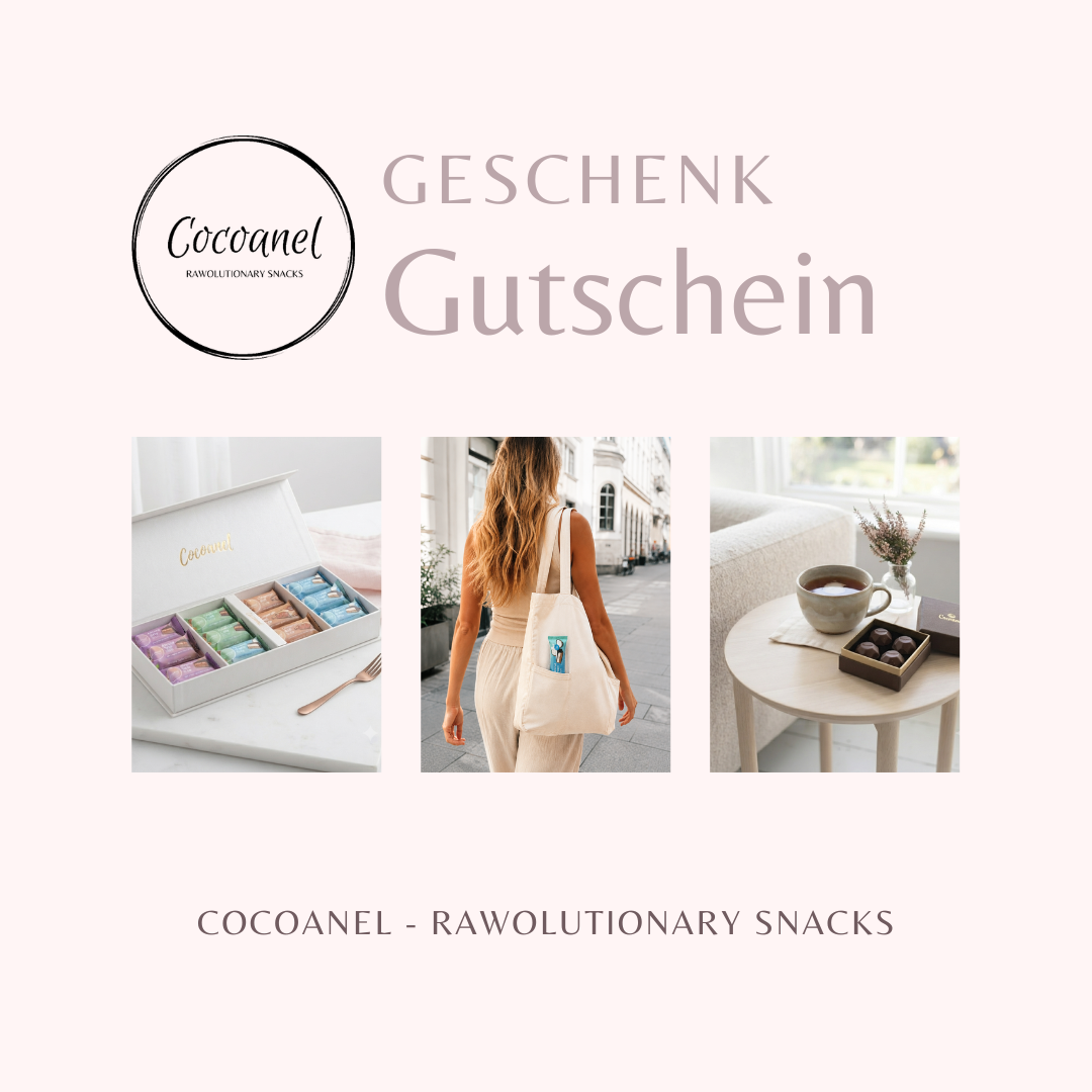 Geschenkgutschein – Für vegane Snacks von Cocoanel