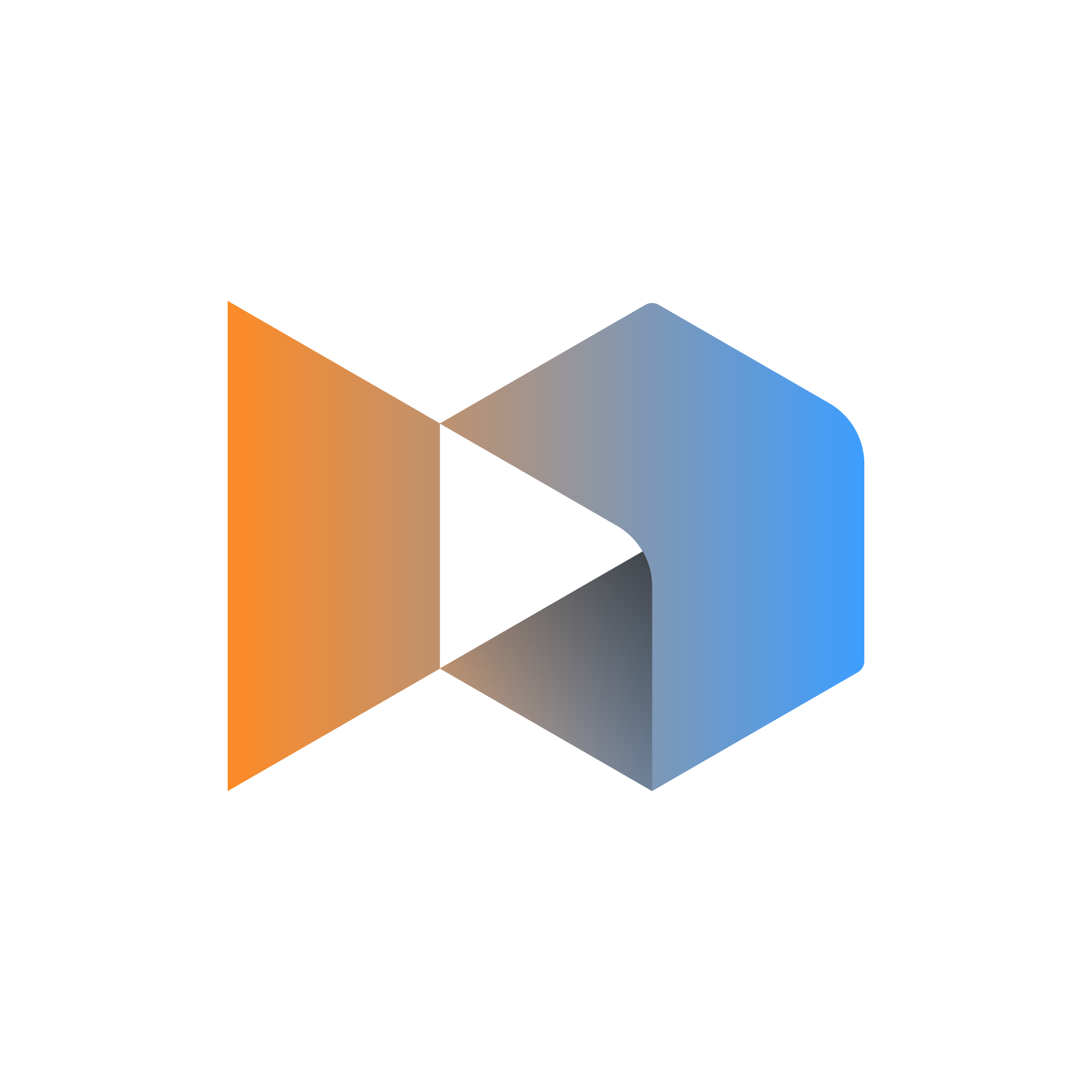 'D' Lighting Design Play Button Logo