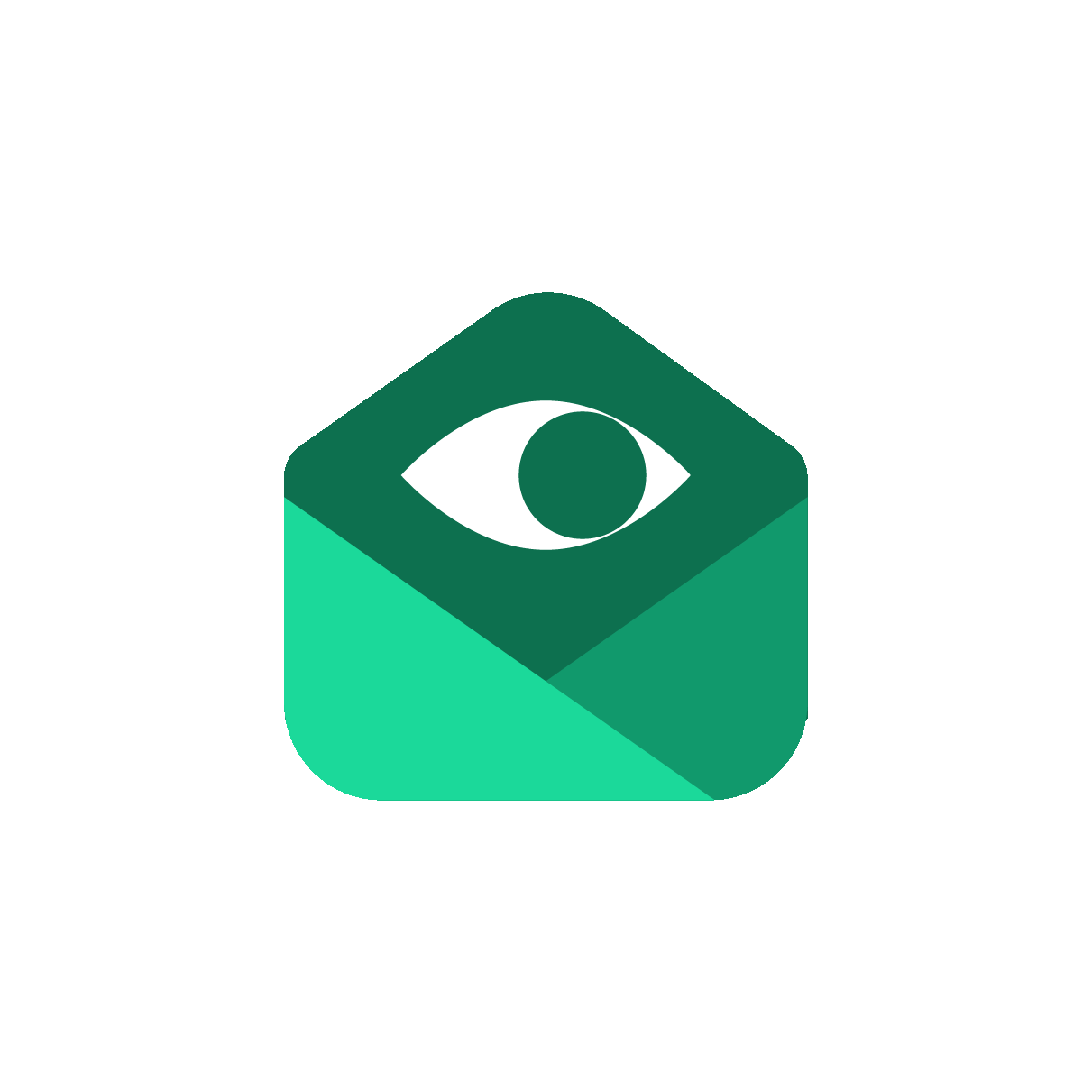 Animated Email Observing Eye Logo