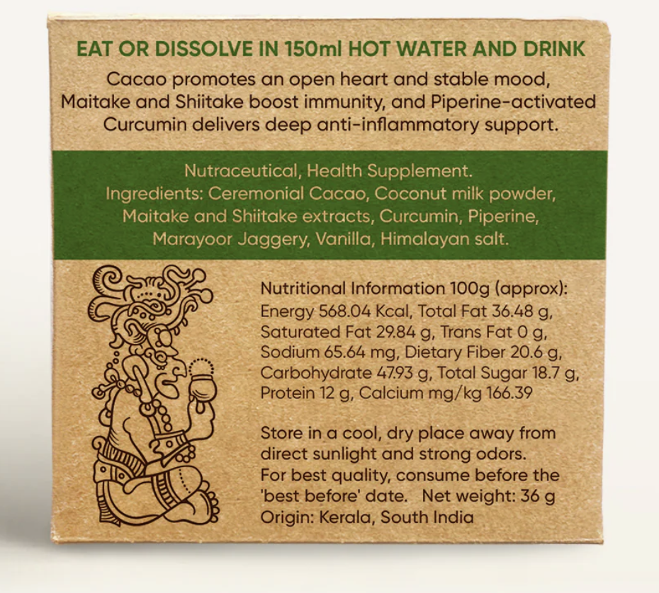 Amma Botanical Cacao Supplements | 36g HEAL sold by ReNurture