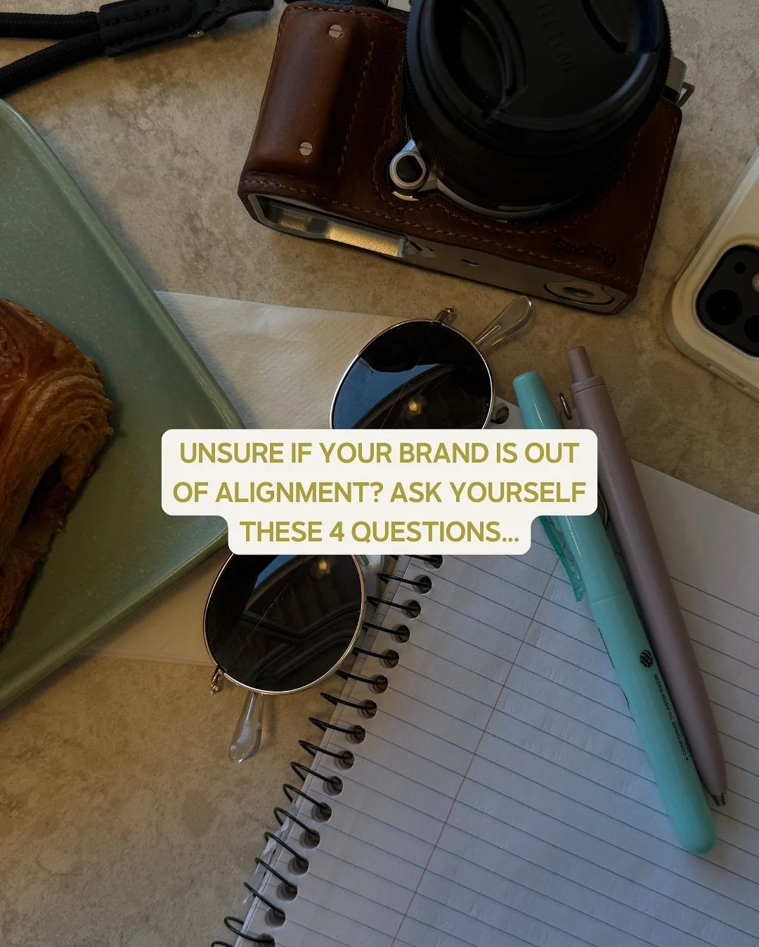 Your brand should be a mirror of your growth, not a snapshot of your past. ✨⁣
⁣
If you&rsquo;ve been feeling misrepresented, stuck explaining your value, or just not excited to show up, it might be a sign your brand has fallen out of alignment.⁣
⁣
Sw