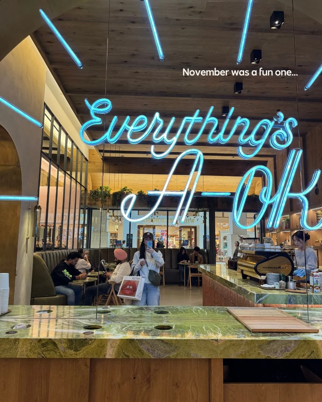 This fall I&rsquo;ve made it a focus to step away from my business and make sure to enjoy life now and do (at least) 1 thing a week that brings me joy. November was fun!!

What&rsquo;s one thing you&rsquo;re doing for yourself this month? I wanna kno