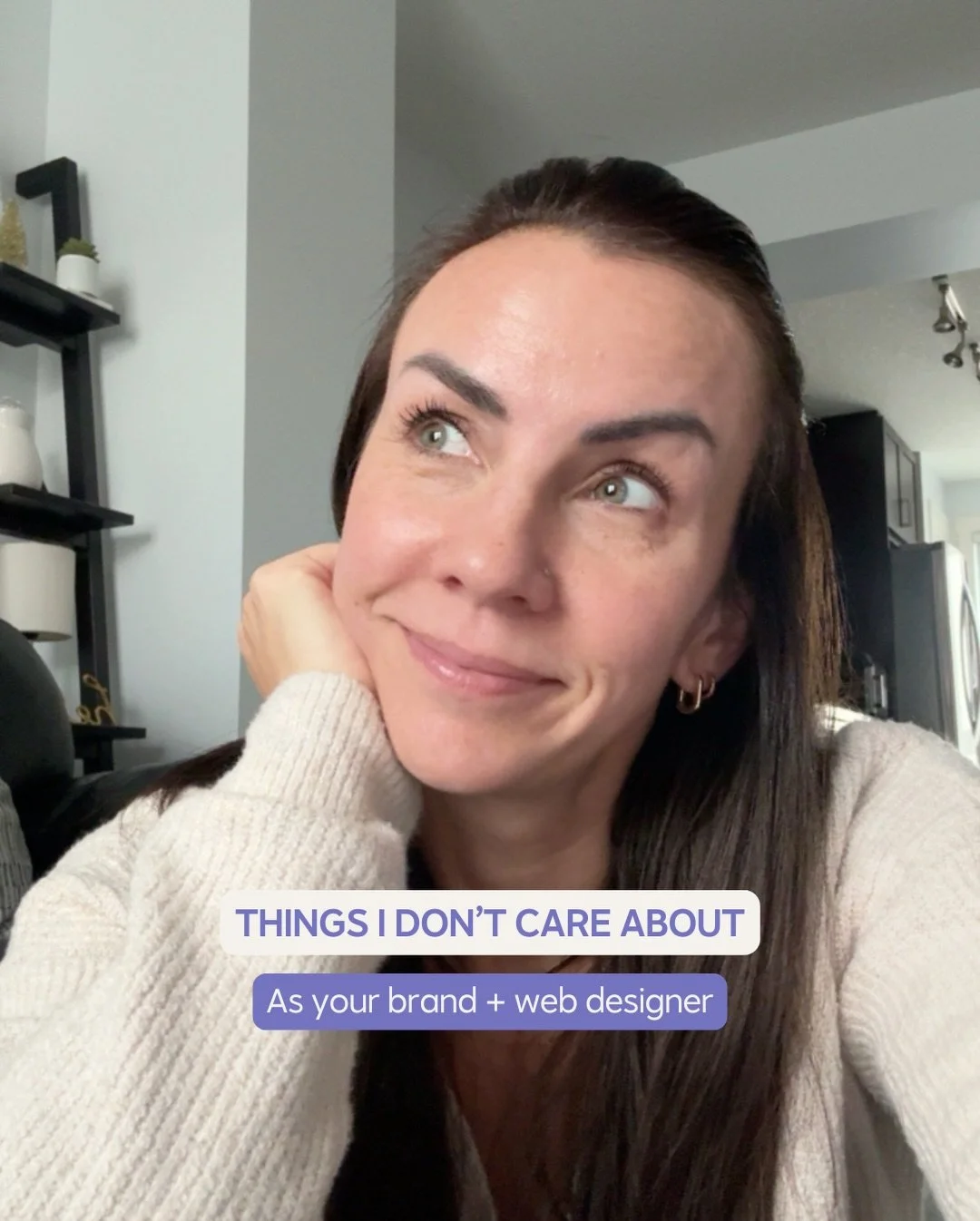 Let&rsquo;s be real&hellip;

As a brand + web designer, I don&rsquo;t care about your Pinterest board, your &ldquo;perfect&rdquo; color palette, or having everything figured out before we start. That&rsquo;s my job!

What I do care about is helping y