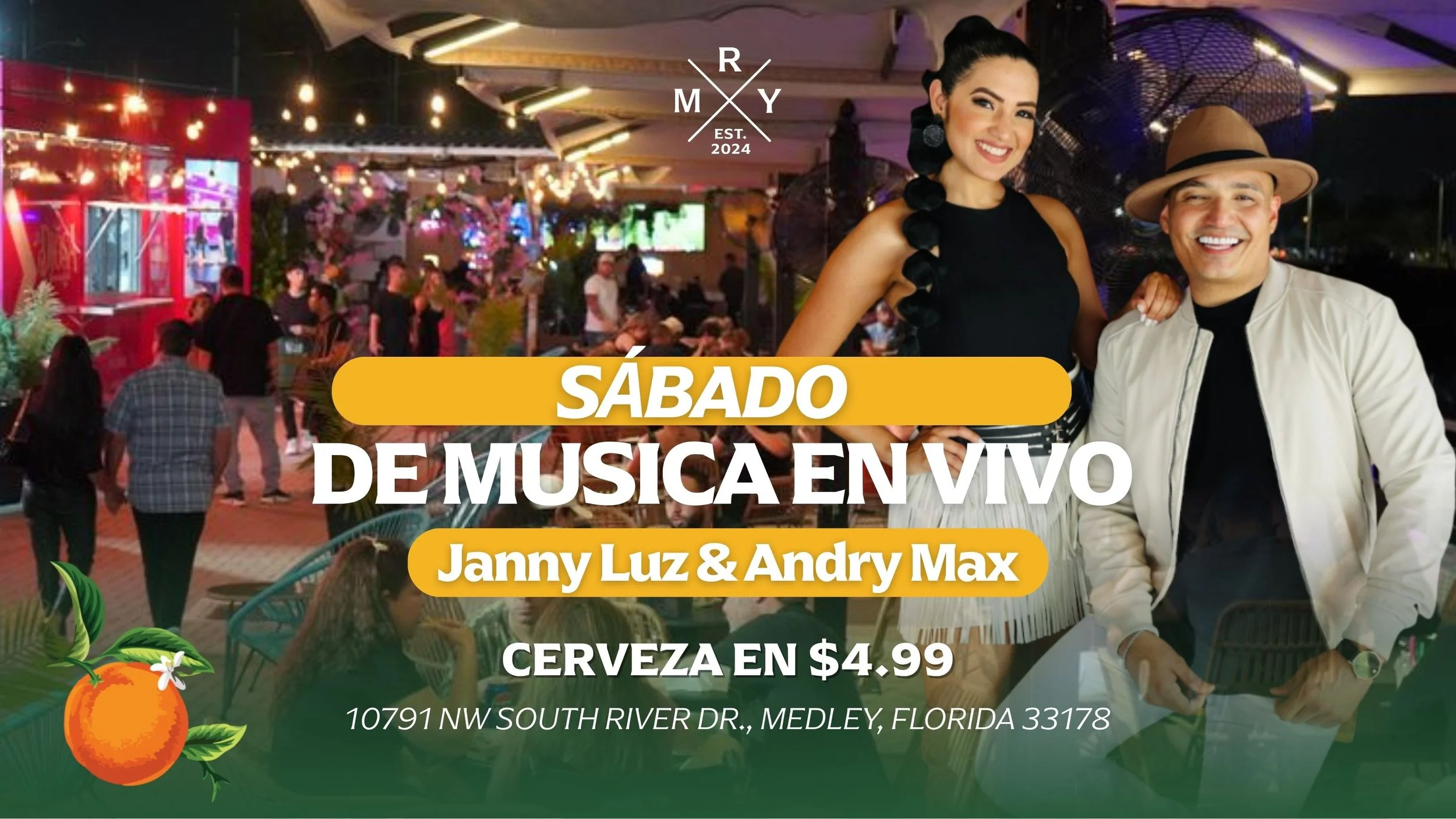 Sabado Musica en Vivo con Los del Mambo Miami