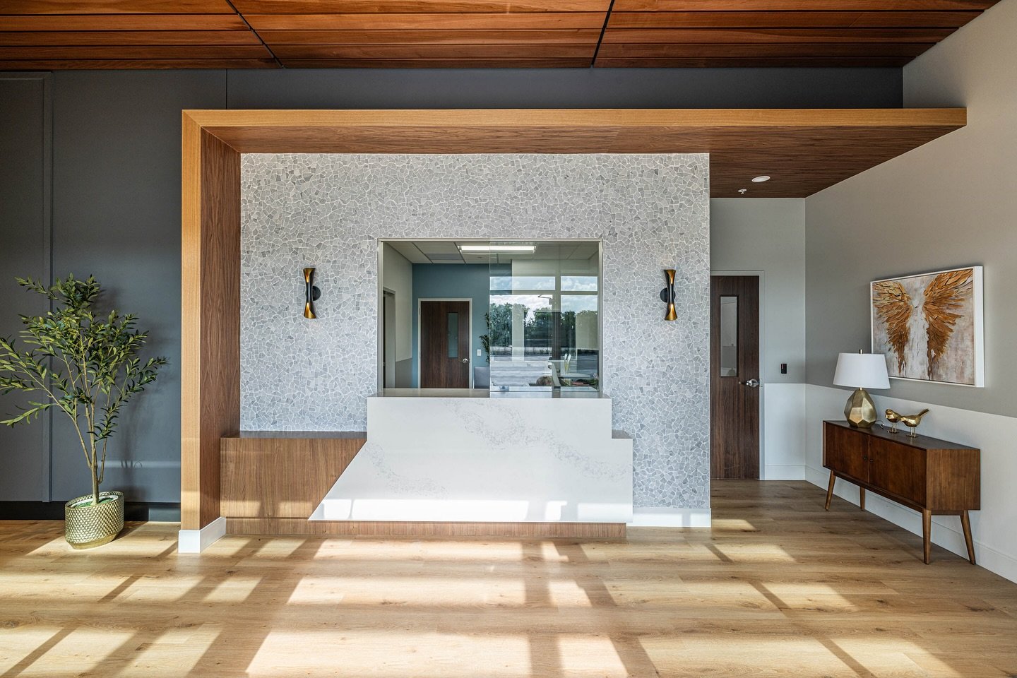 First look at our recently completed Mid Cities Women&rsquo;s Clinic project. So fun to see this one come to life! #NTOCommercial #NTODFW #NTO