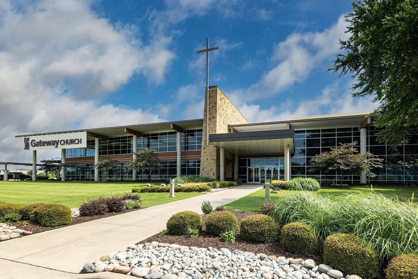 A look back at some exterior shots from Gateway Church, such a great project to be a part of! #NTOCommercial #NTODFW #NTOGC #churchconstruction