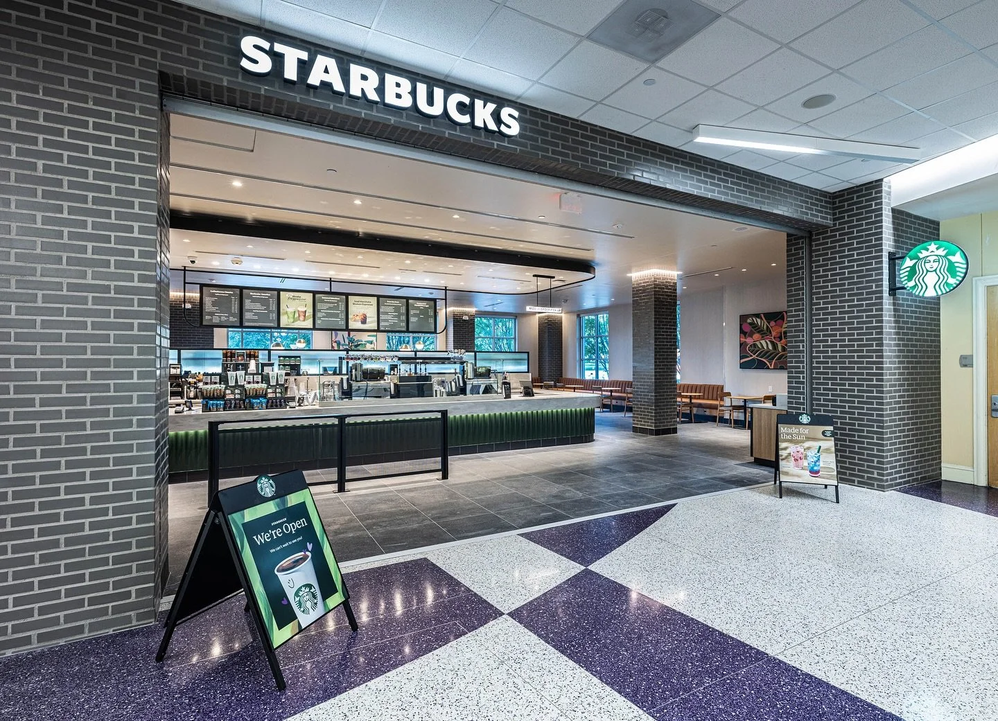 A more in depth look at our new @texaschristianuniversity @starbucks location - ready for the new school year! #ntocommercial #NTO #DFWgc #commercialcontractor