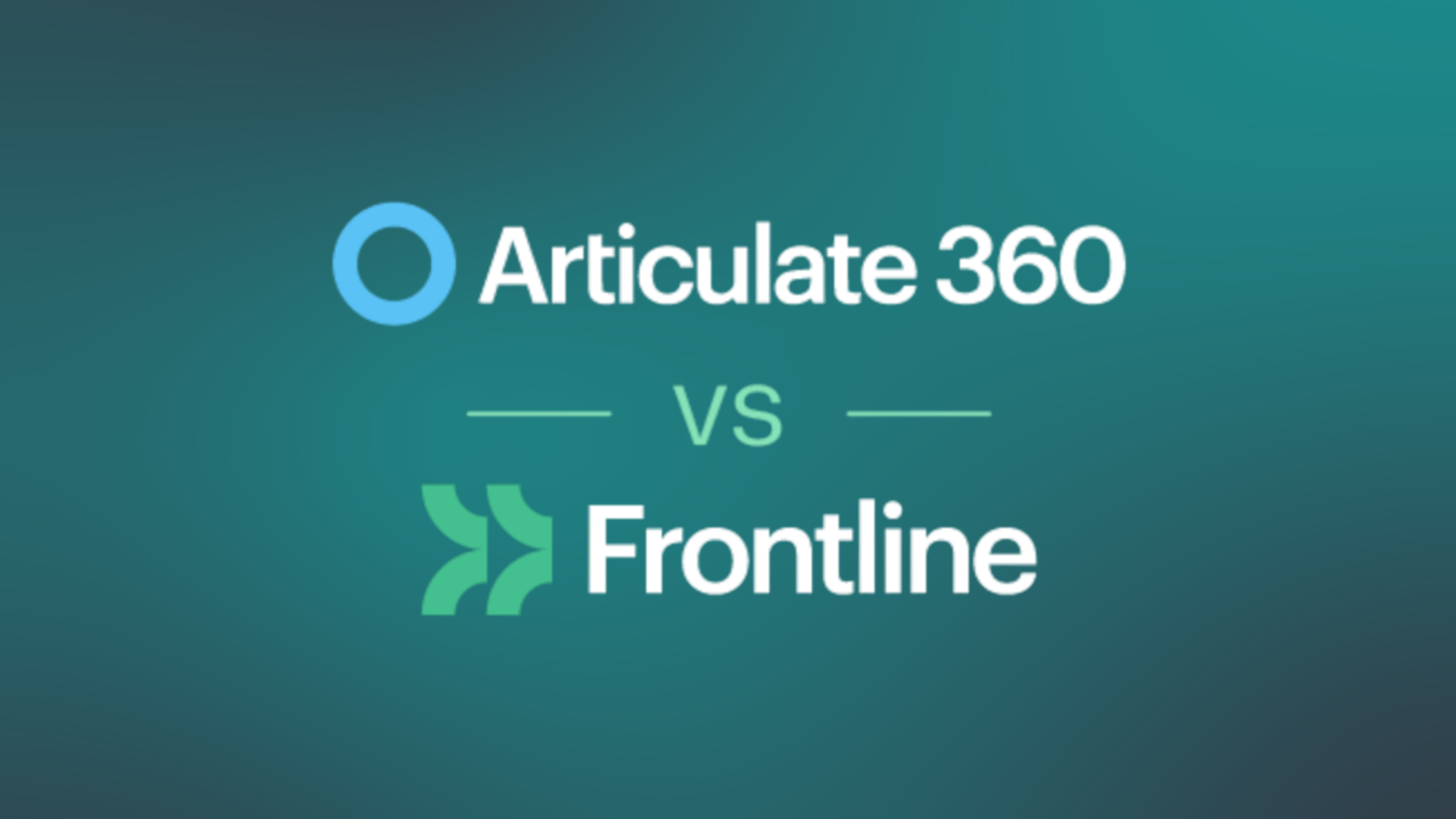 Articulate 360 vs Frontline: what’s the difference, and what does it mean for instructional designers?