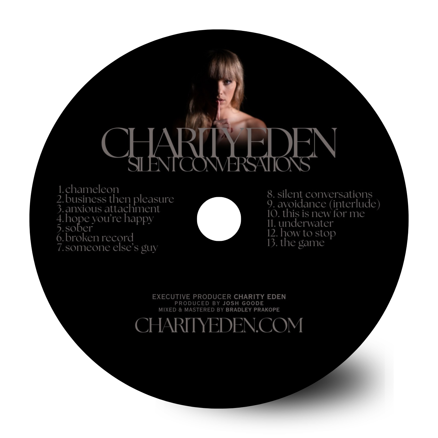 Charity Eden "silent conversations" CD (signed)