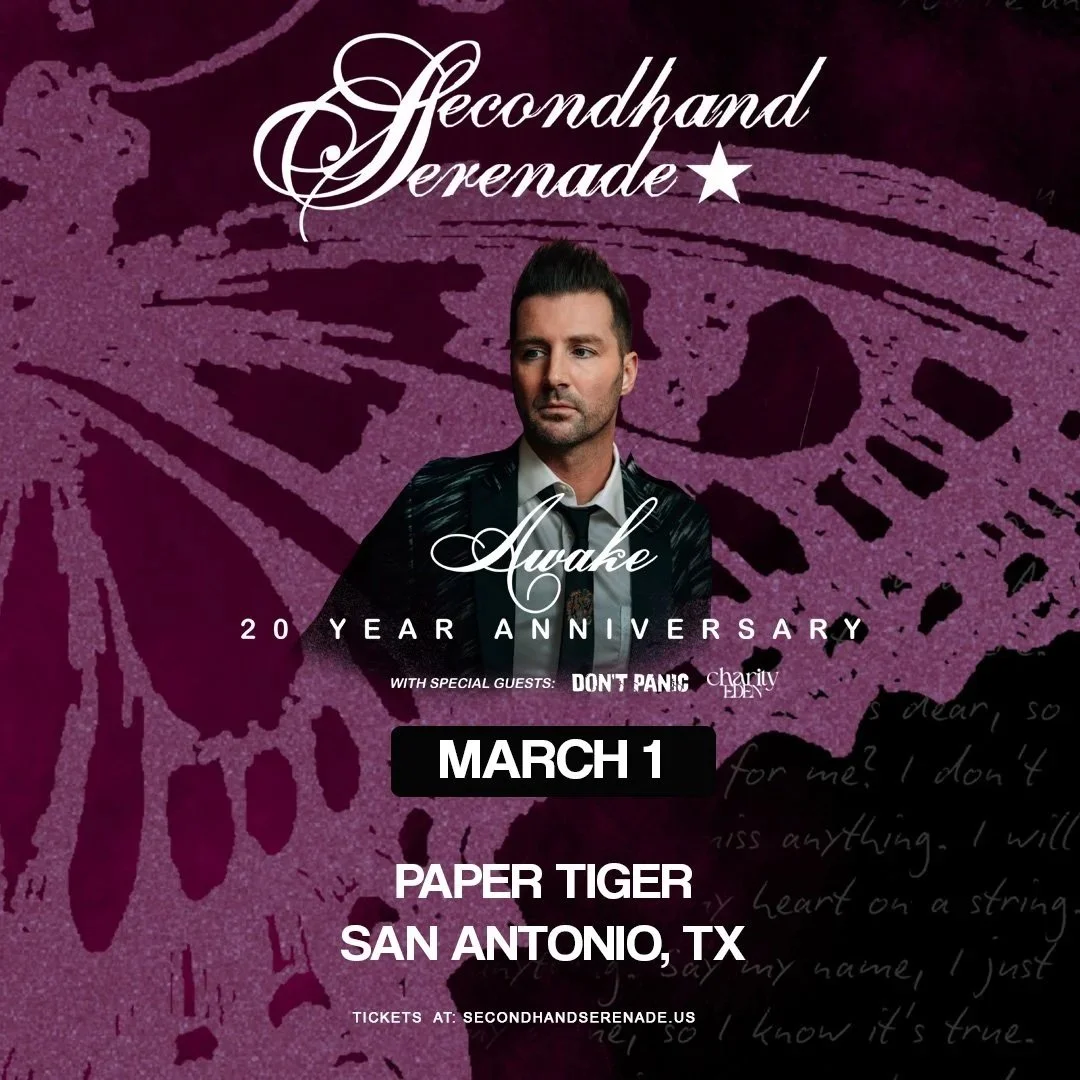 Charity Eden - Opening for Secondhand Serenade (San Antonio, TX)