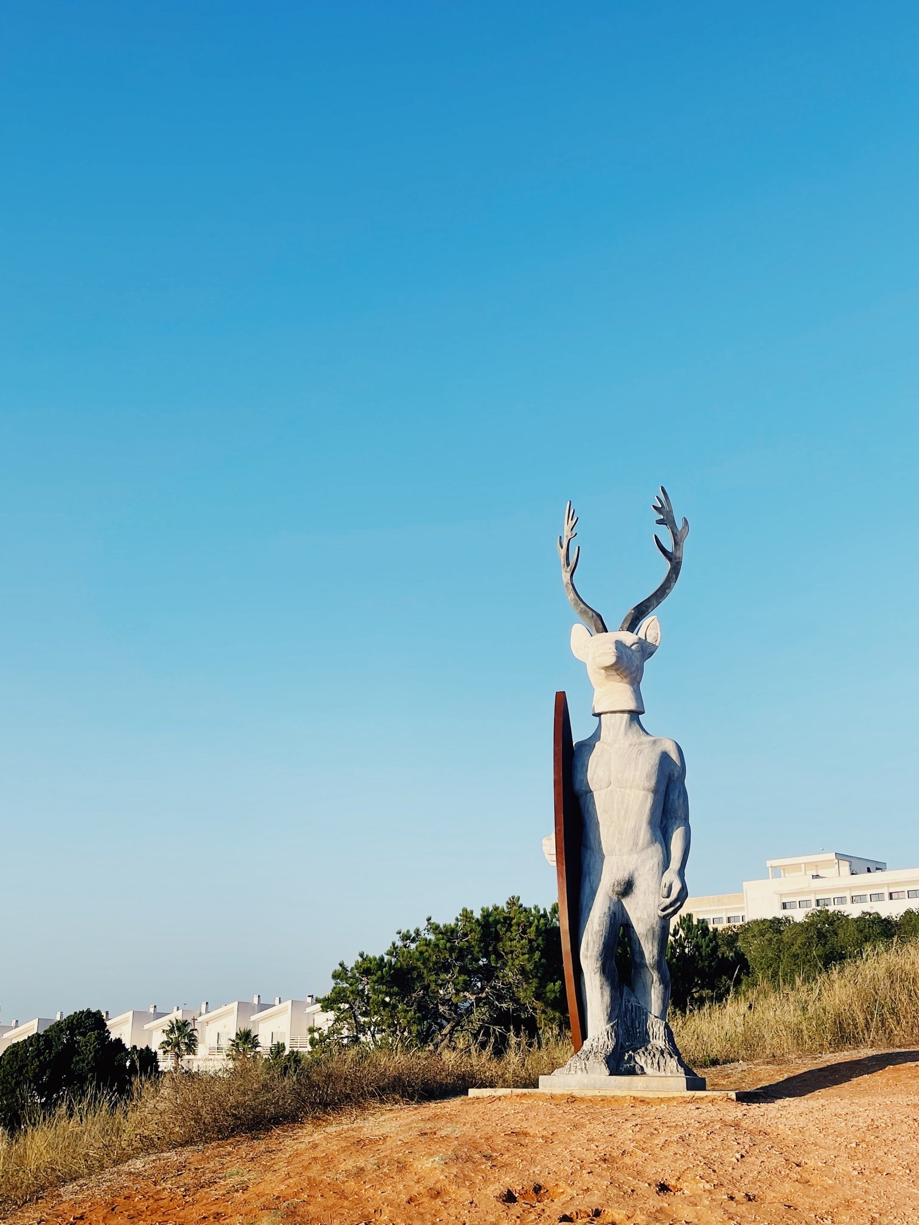 ‘Veado’ statue, Nazare