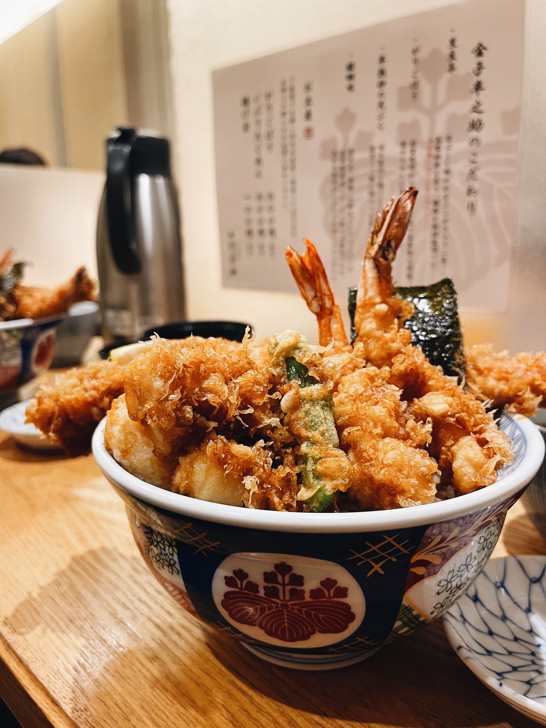First bite of tempura