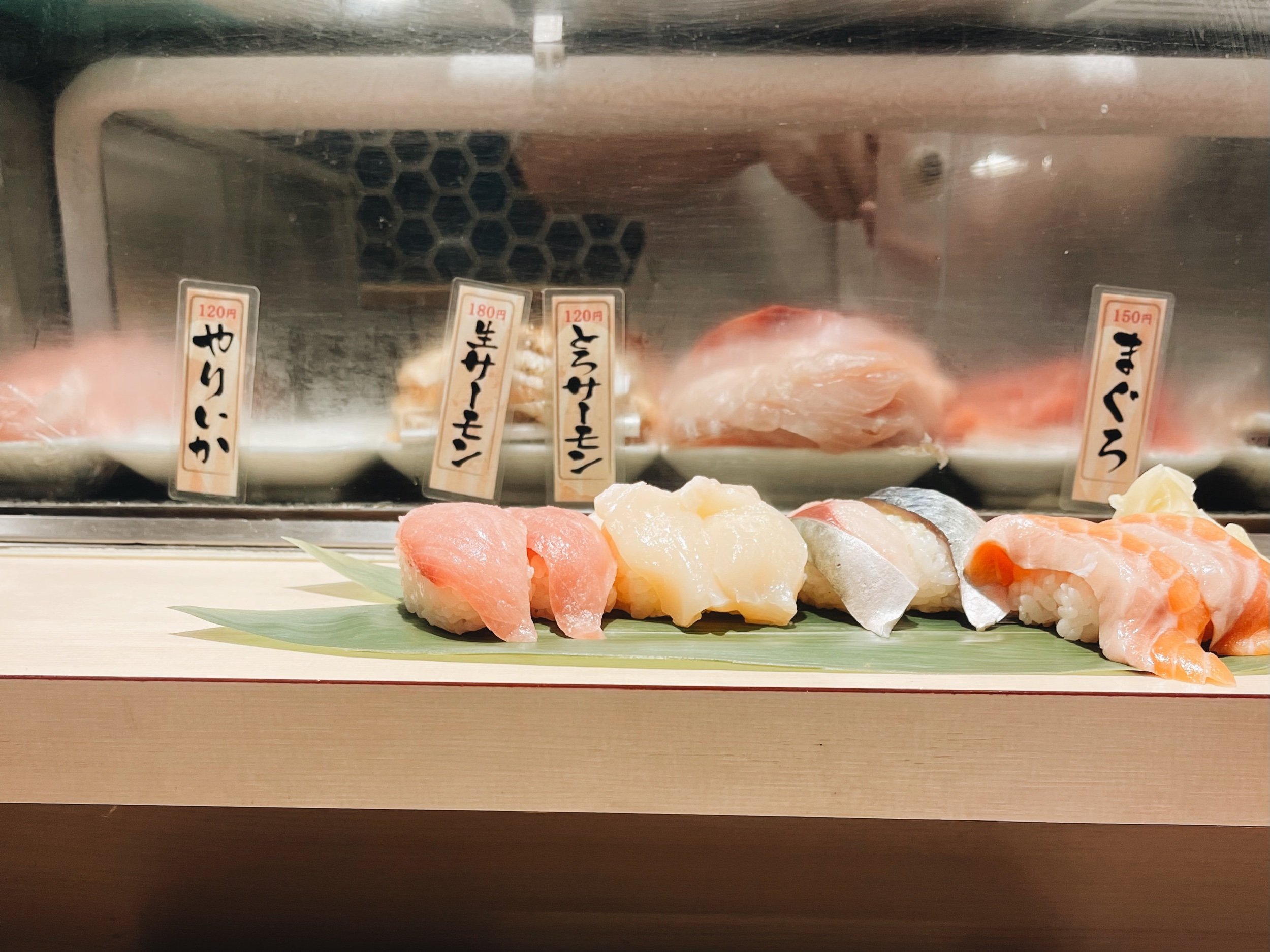 Standing sushi bar