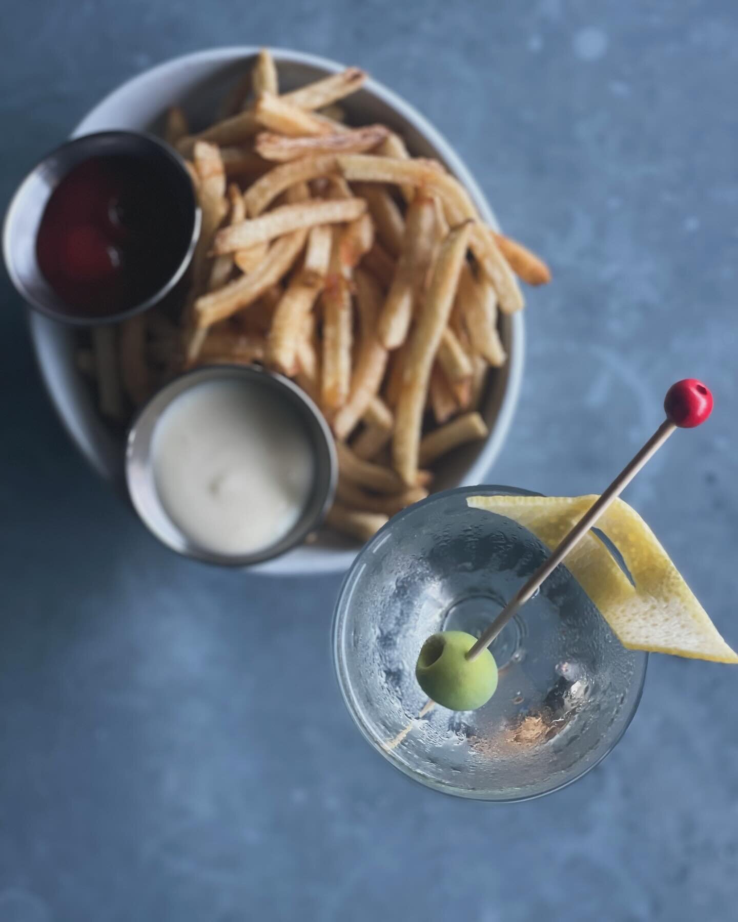 An ice cold martini and hot &amp; crispy fries &mdash; is there a happier &lsquo;happy meal&rsquo; out there? Martini Monday is here and perfectly primed to leave a big &lsquo;ol smile on your face.  Join us each and every Monday night to celebrate t