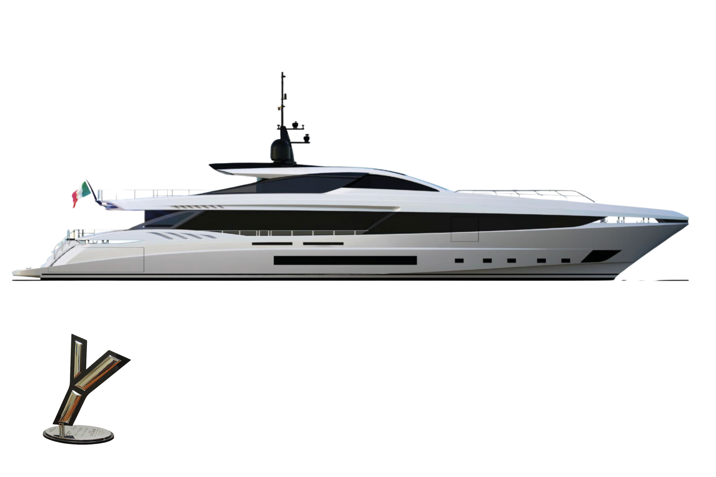 Award Mangusta GranSport 45 designed by Alberto Mancini