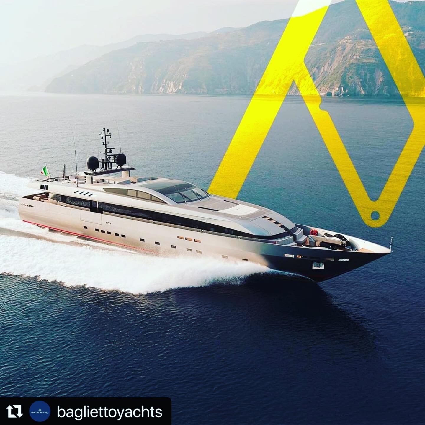 #Repost @bagliettoyachts with @make_repost
・・・
A tailored design for the owner who wants the utmost comfort. Like the elegant and essential craft created for the Monokini, the 44m Fast Line, with sleek, refined colour shades inspired by aviation desi