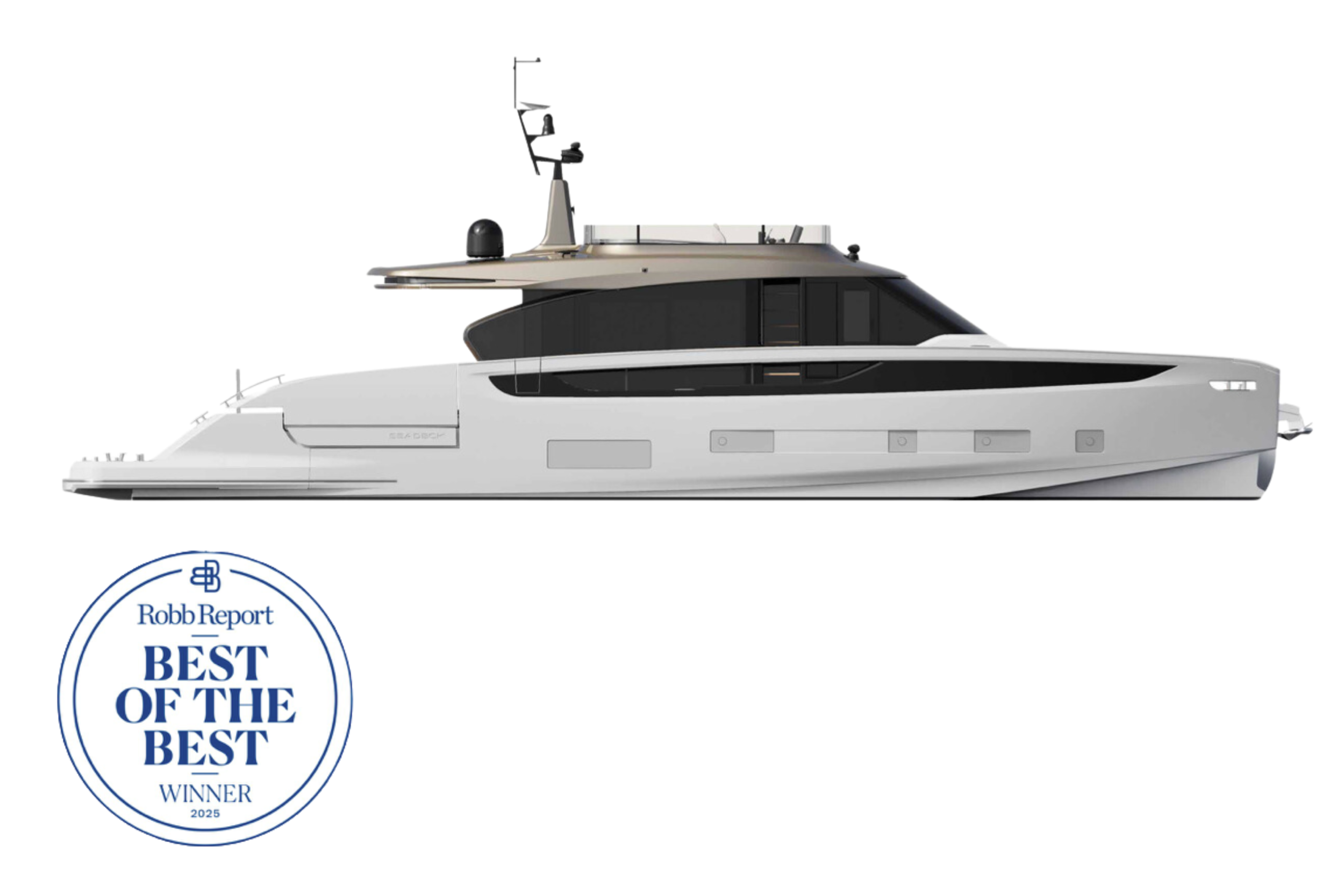 Azimut seadeck 7 designed by Alberto Mancini