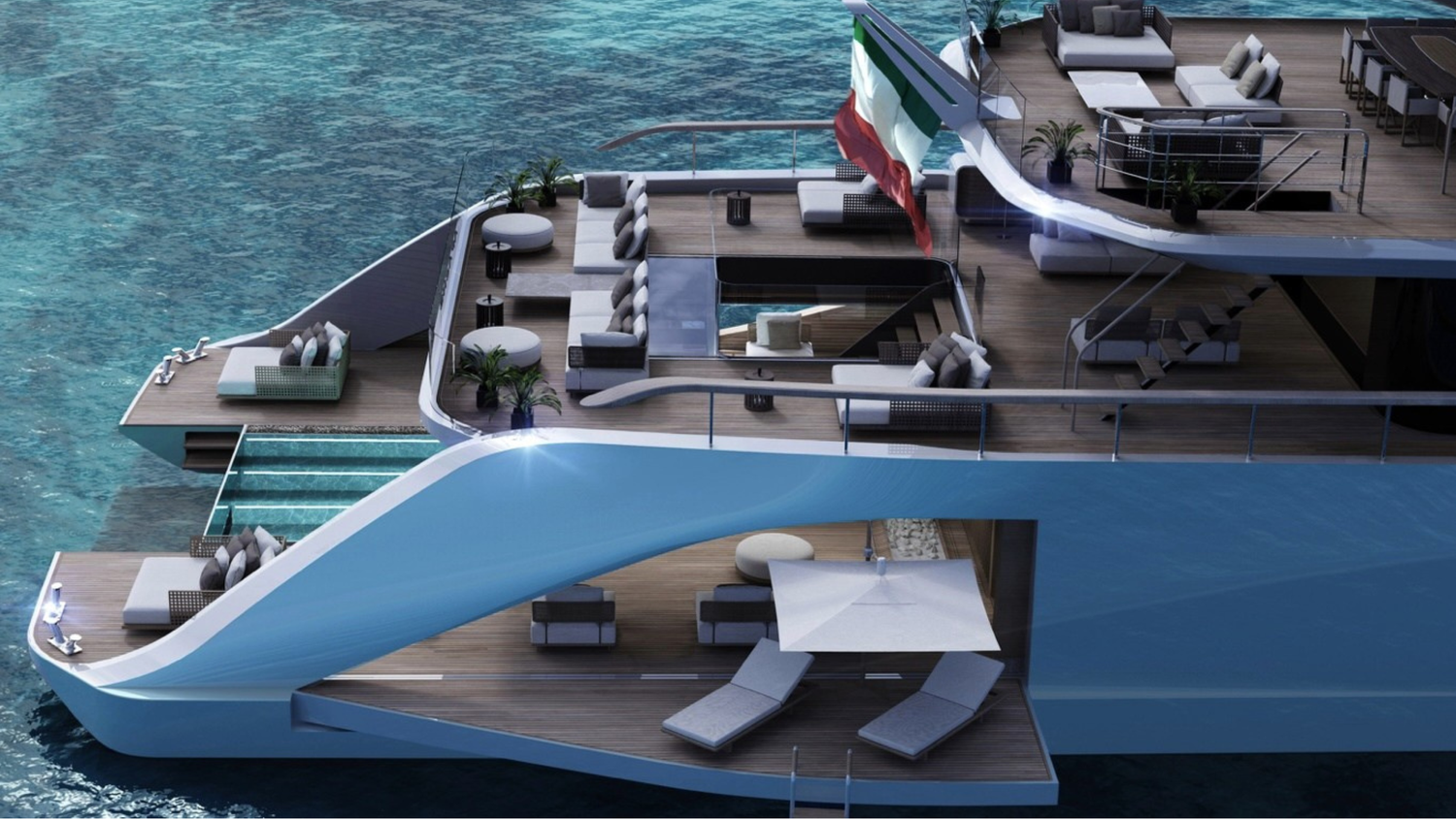Alberto Mancini Tankoa T760 Apache, aft decks