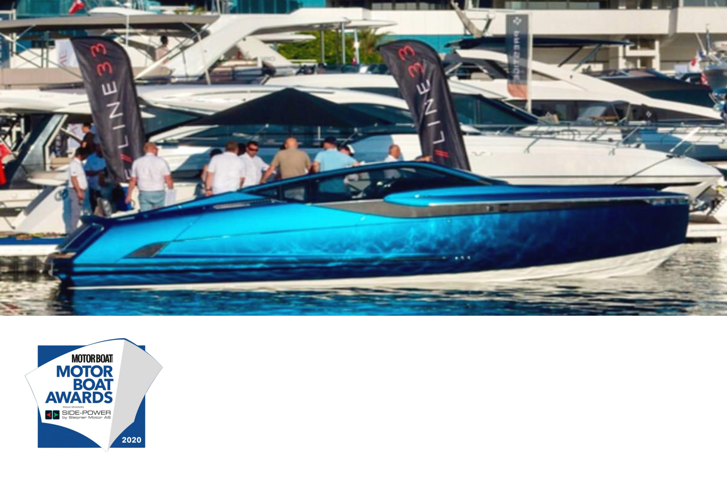 Award Fairline FLINE33 designed by Alberto Mancini