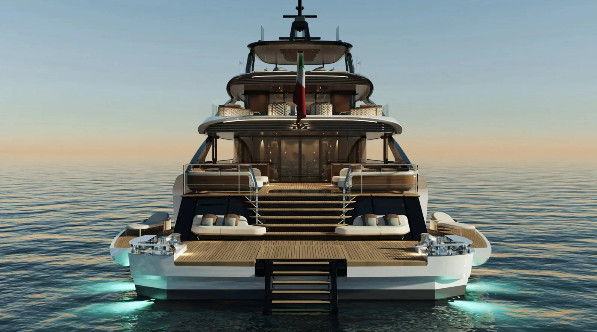 Mangusta Gransport 50 designed by Alberto Mancini