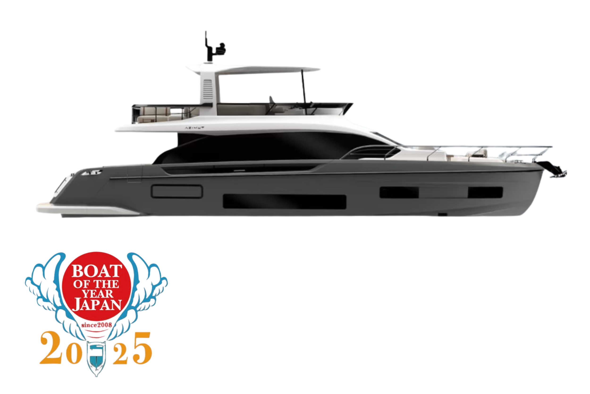 Azimut Fly 62 designed by Alberto Mancini