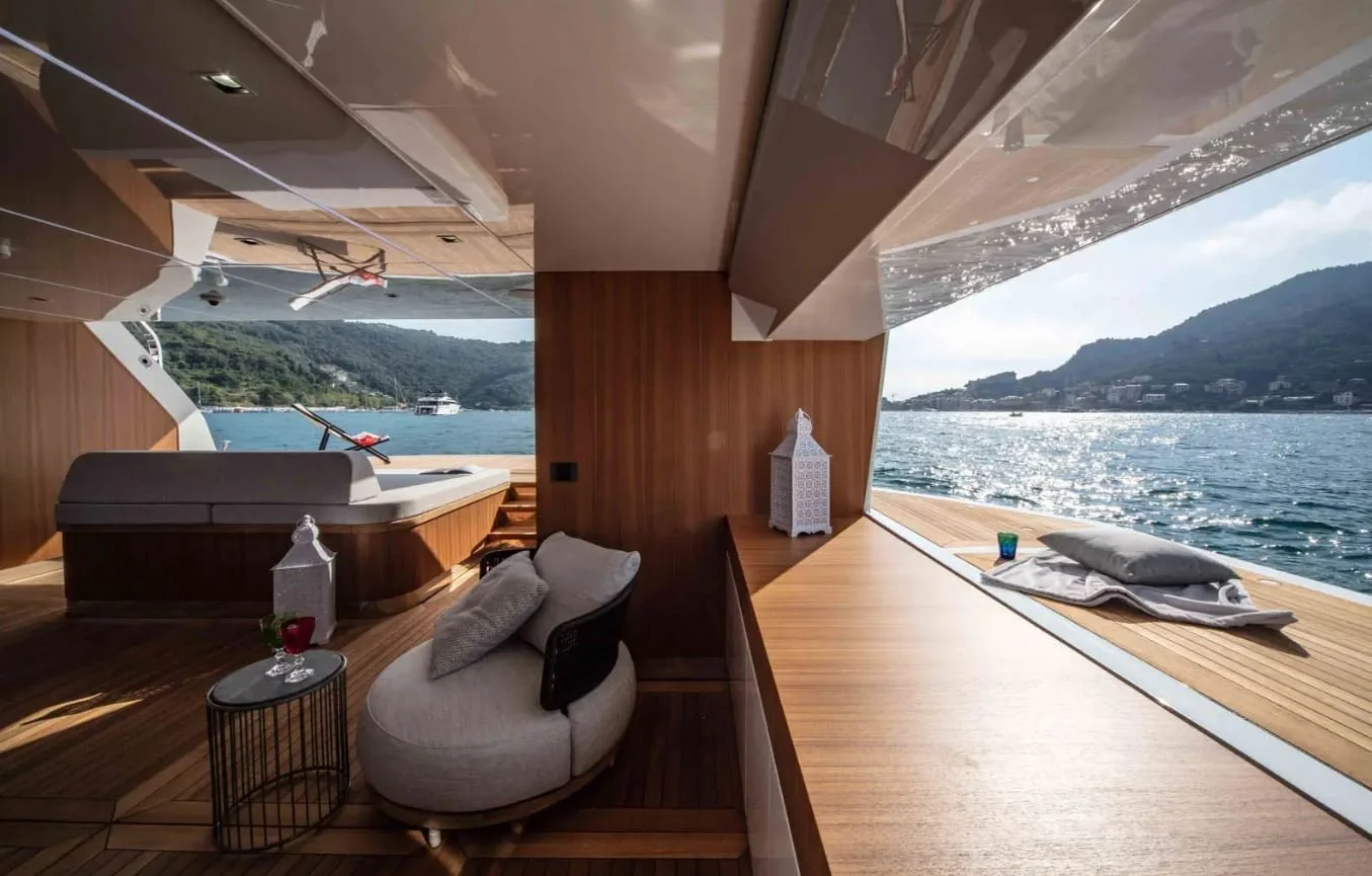 Mangusta Gran Sport 45 designed by Alberto Mancini