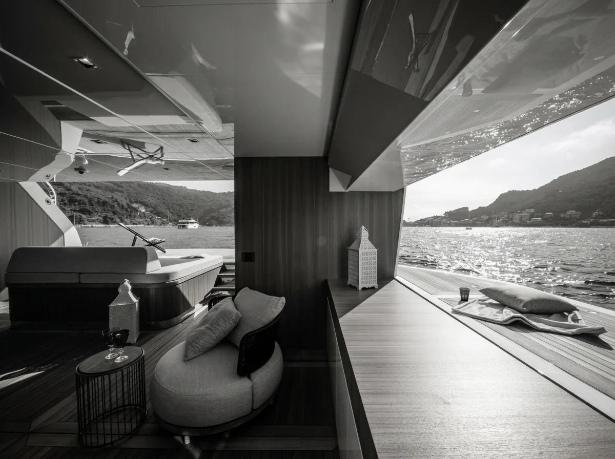 Mangusta GranSport 45 exterior design by Alberto Mancini